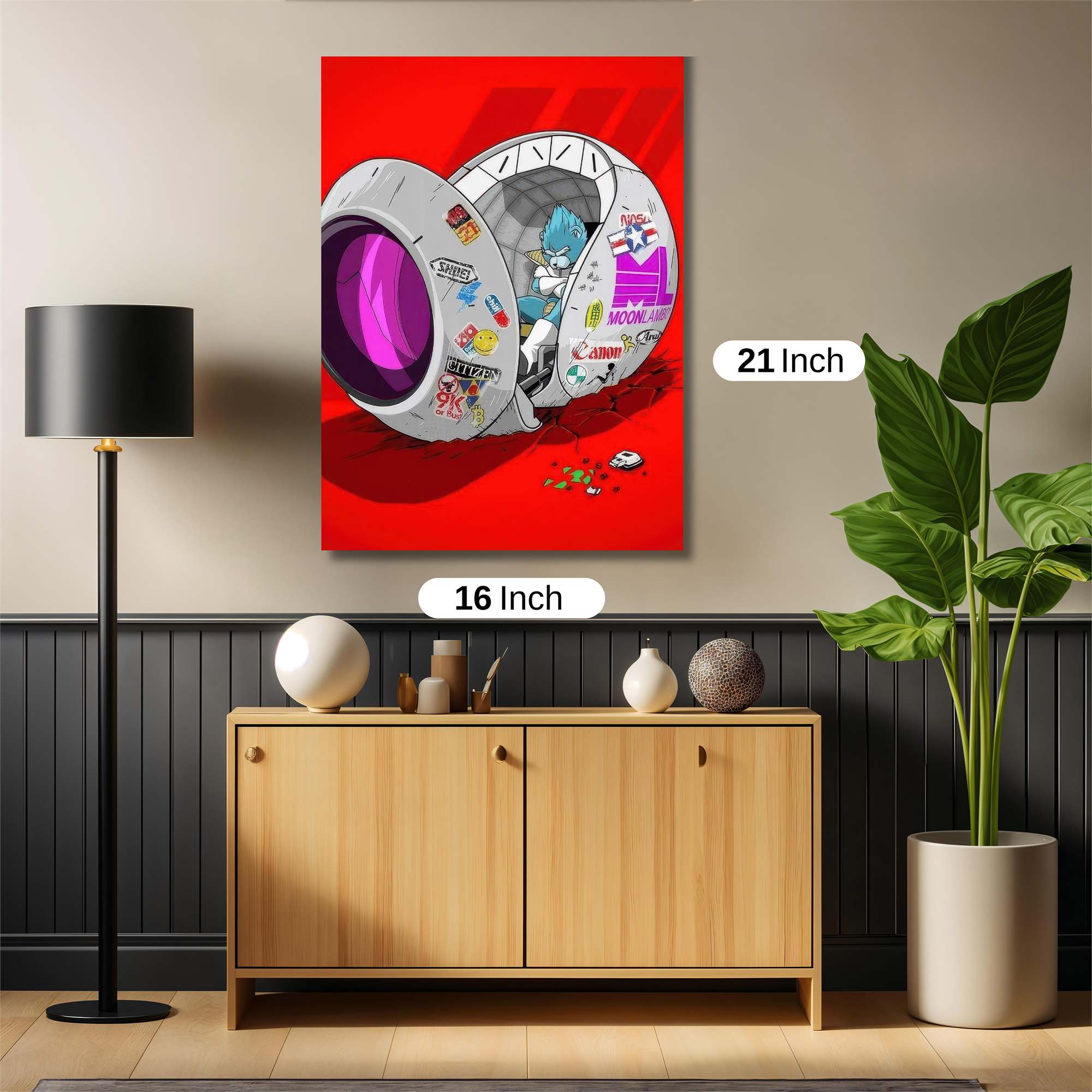 Spacey Vibes Safe Wall Magnetic / M