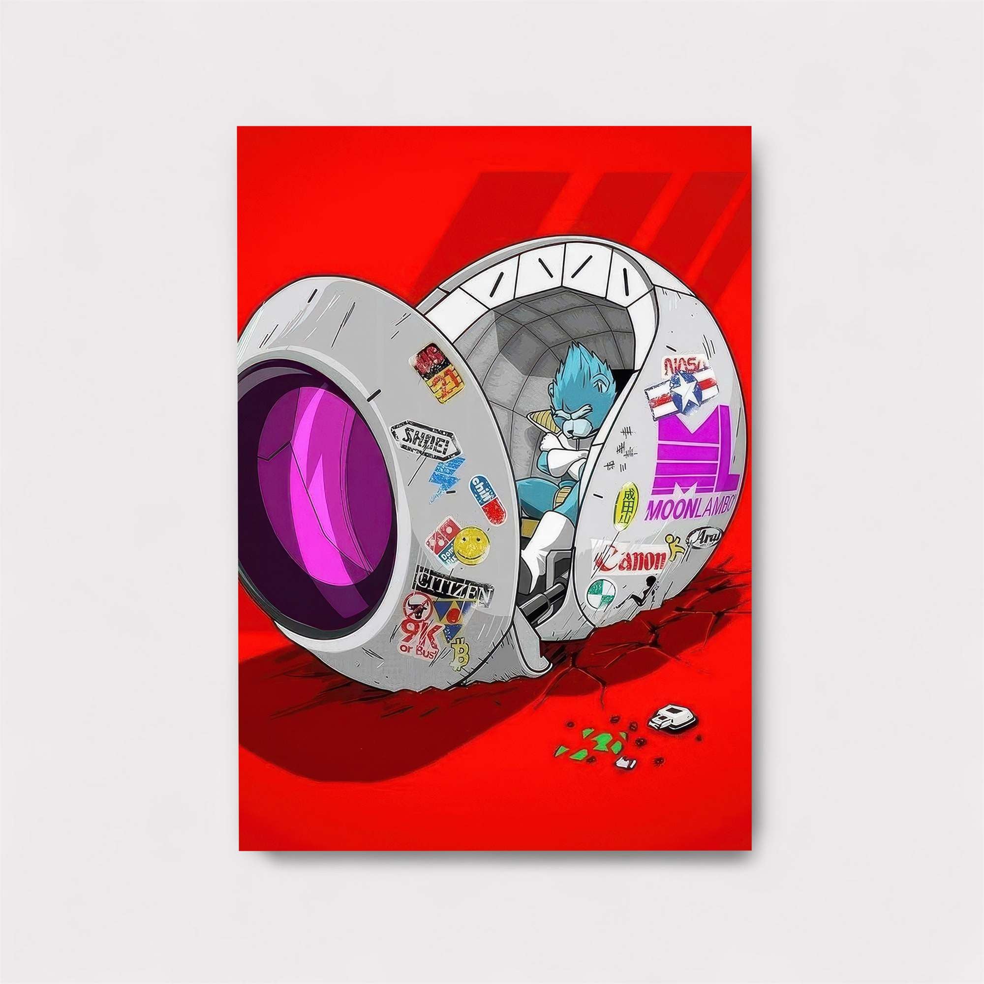 Spacey Vibes Safe Wall Magnetic / M