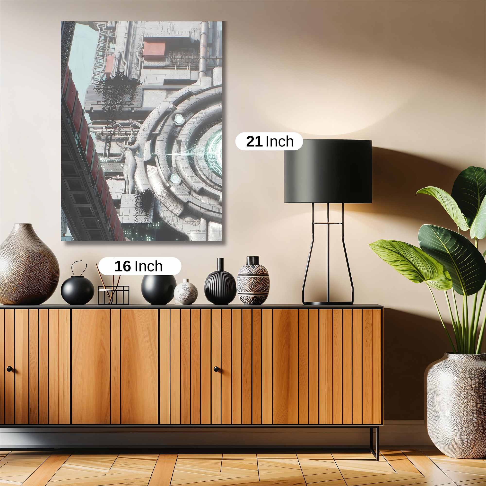 Futuristic Reverie Safe Wall Magnetic / M