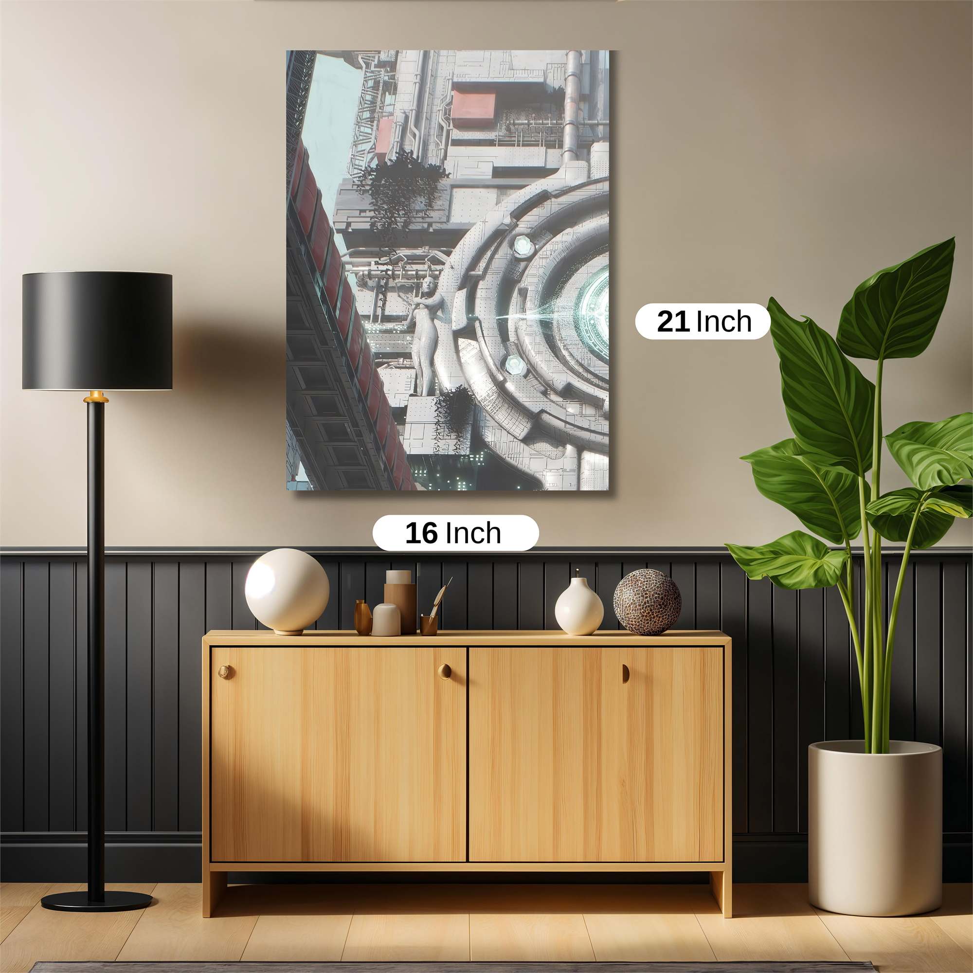 Futuristic Reverie Safe Wall Magnetic / M