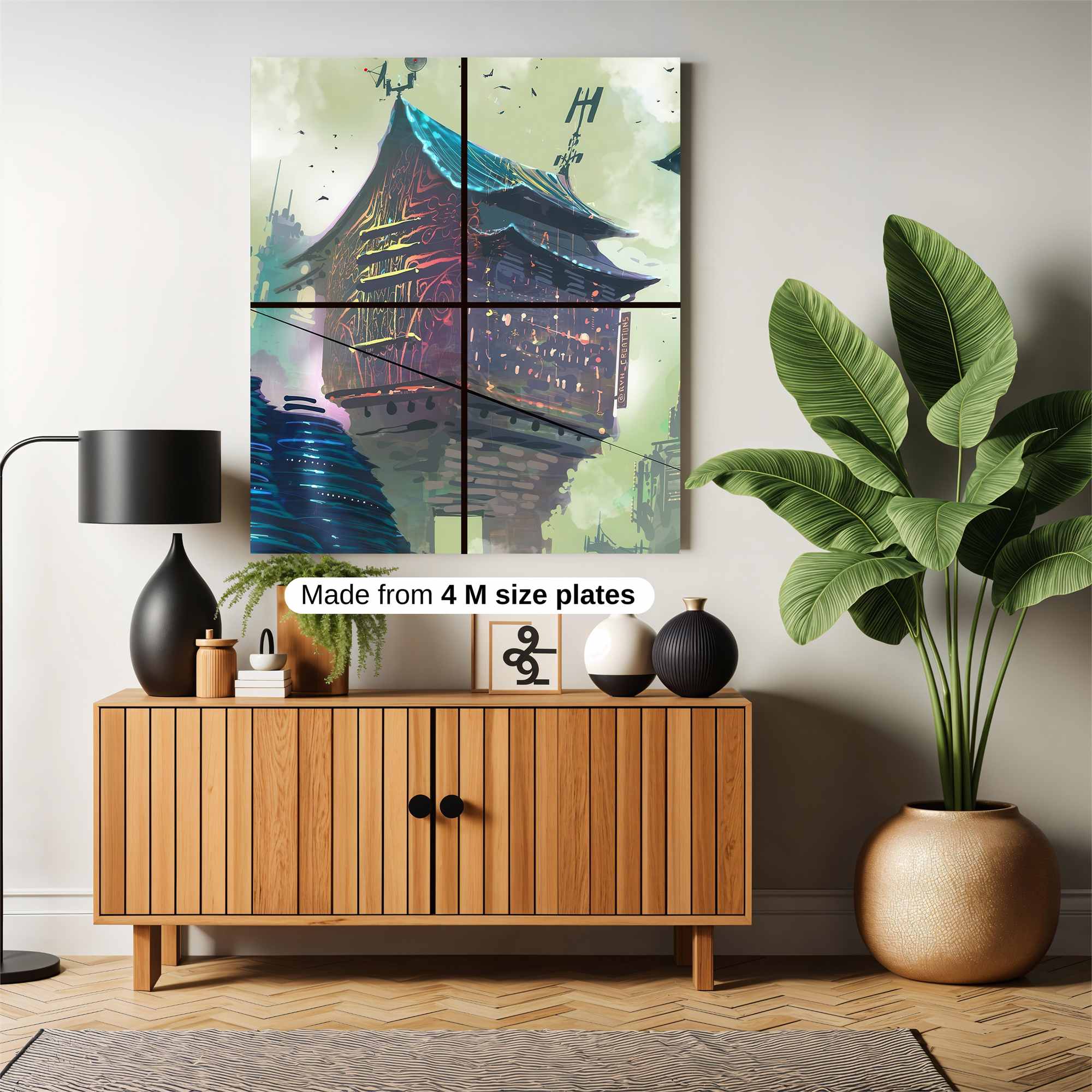 Cyber Pagoda Safe Wall Magnetic / M