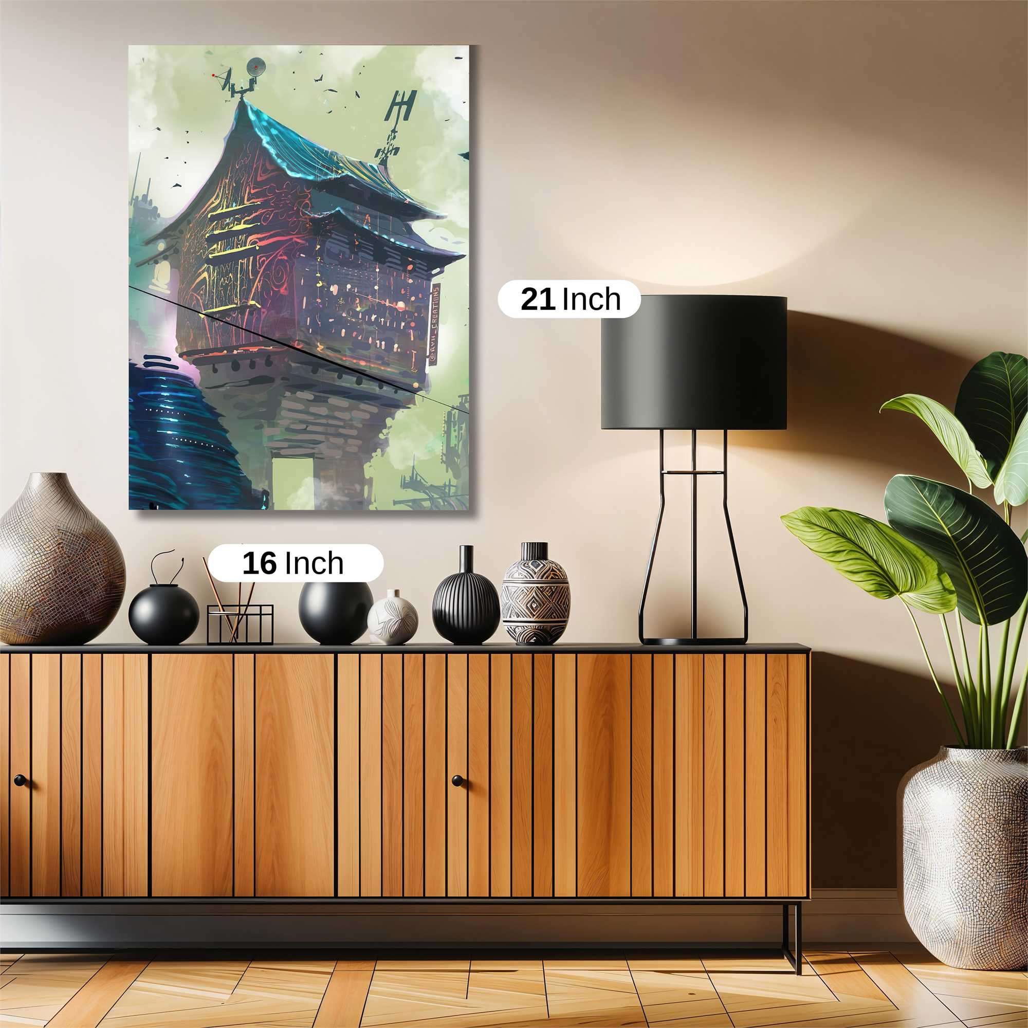 Cyber Pagoda Safe Wall Magnetic / M