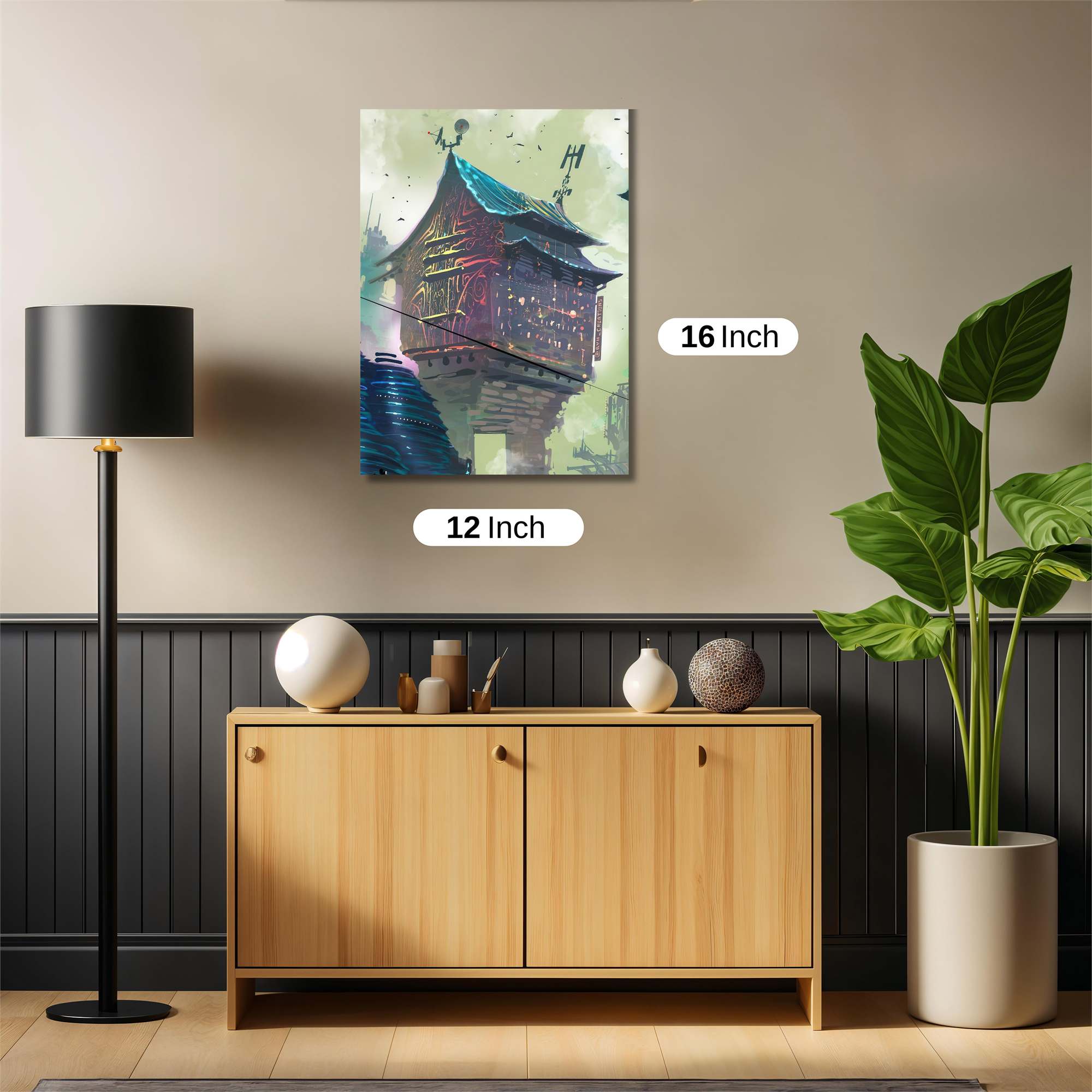 Cyber Pagoda Safe Wall Magnetic / M