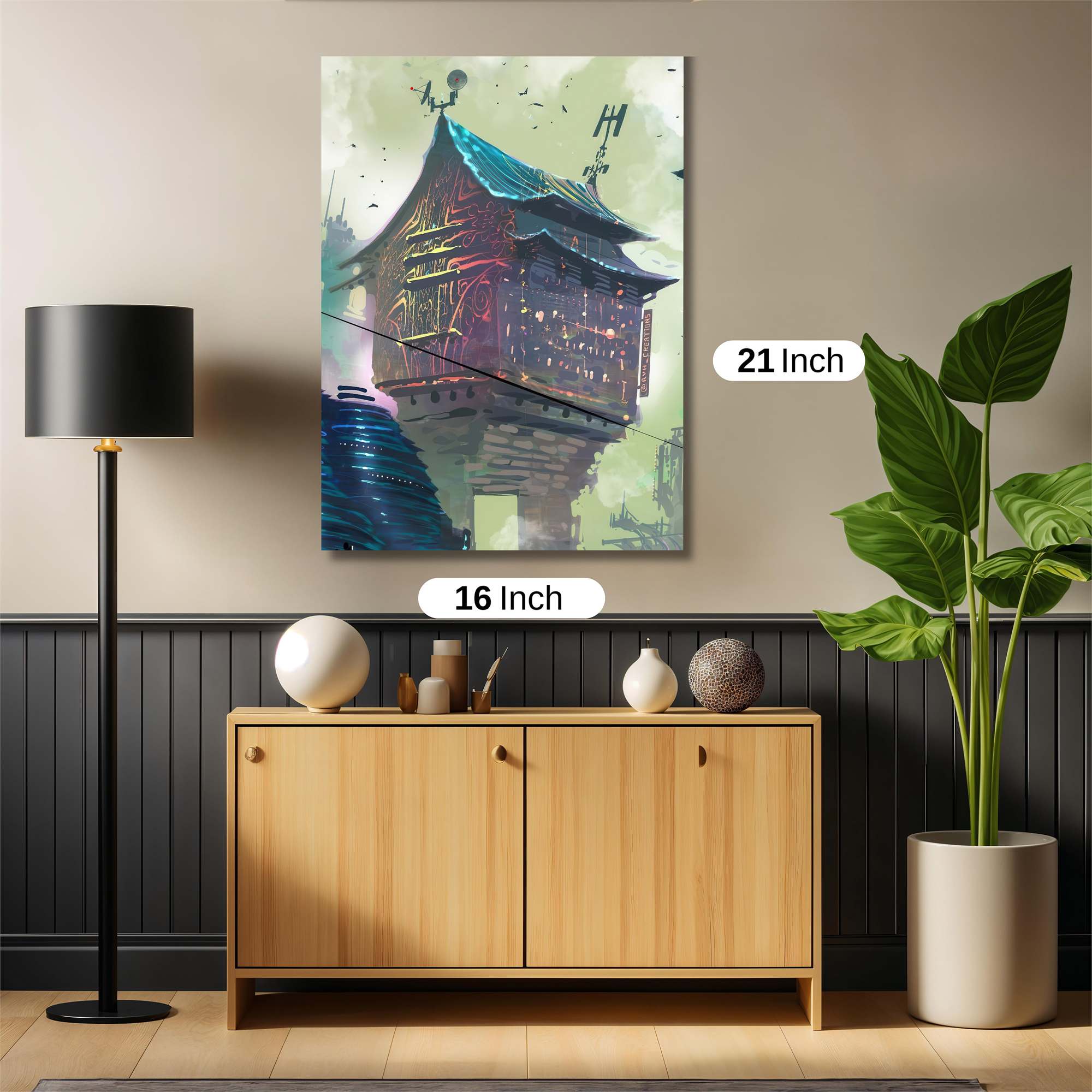 Cyber Pagoda Safe Wall Magnetic / M