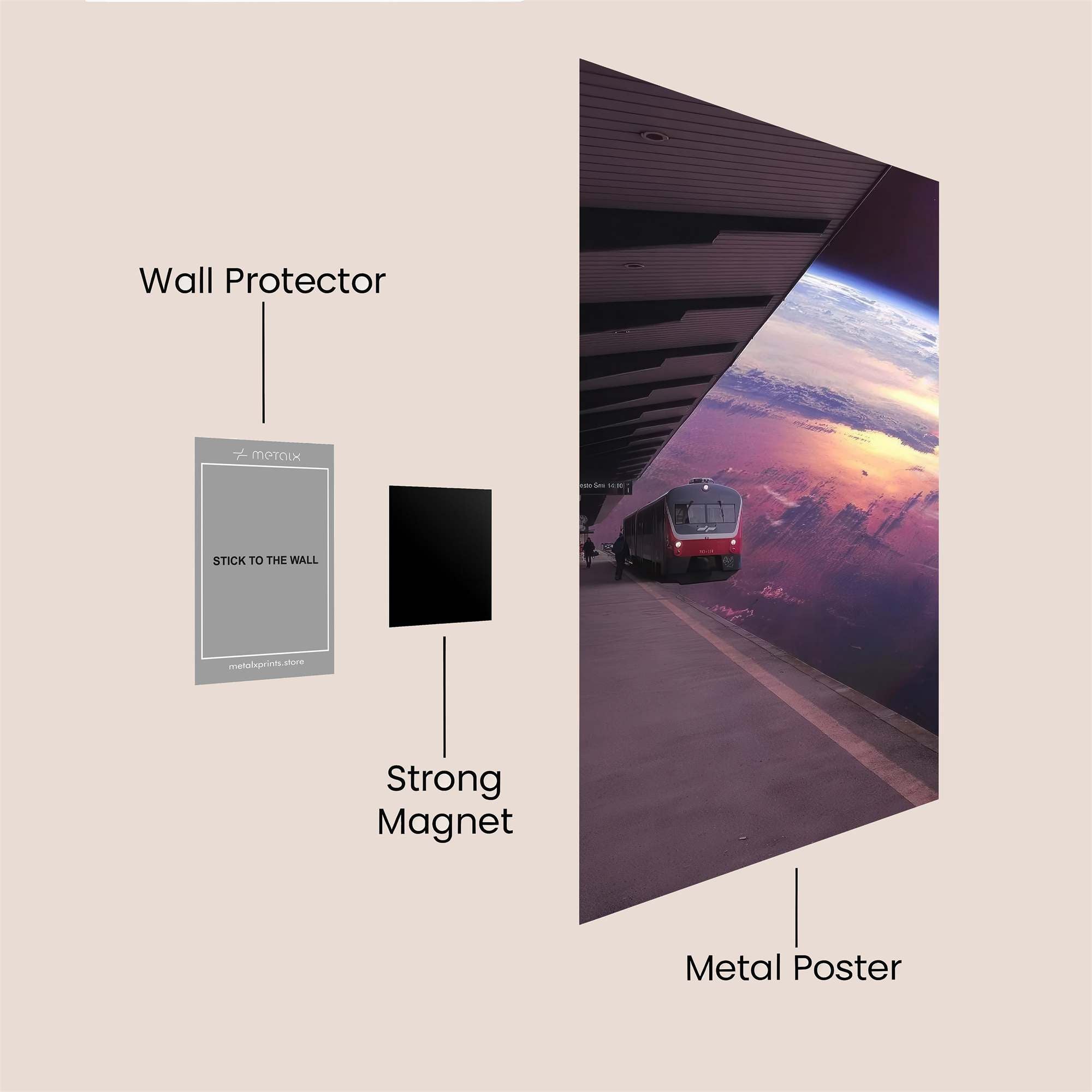 Galactic Junction Safe Wall Magnetic / M