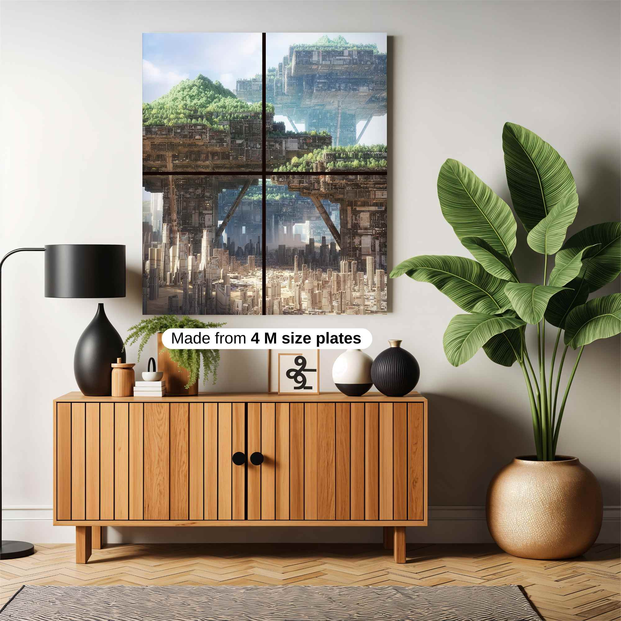 Futuristic Haven Safe Wall Magnetic / M