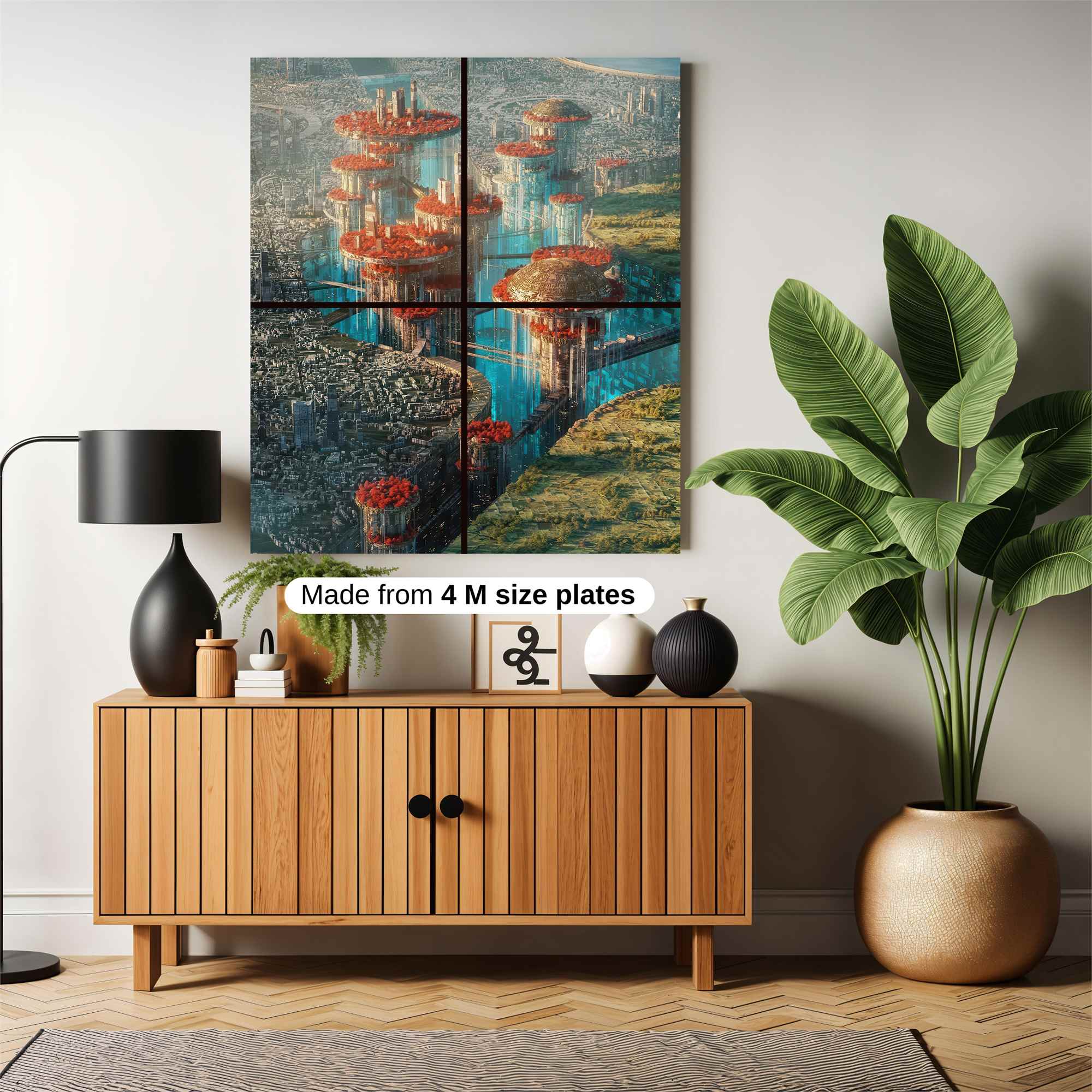 Futuristic Elevation Safe Wall Magnetic / M