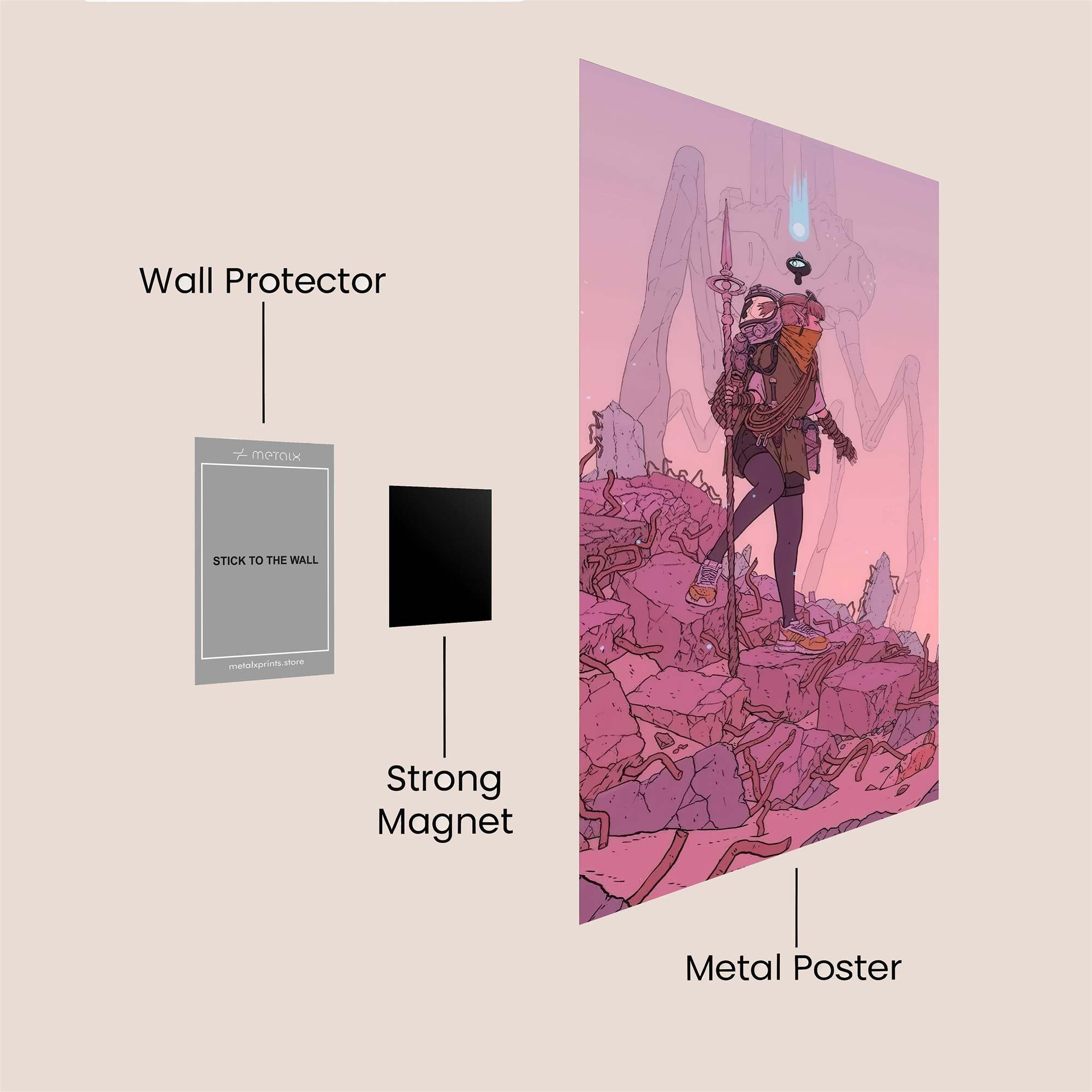 Wanderer Ascent Safe Wall Magnetic / M