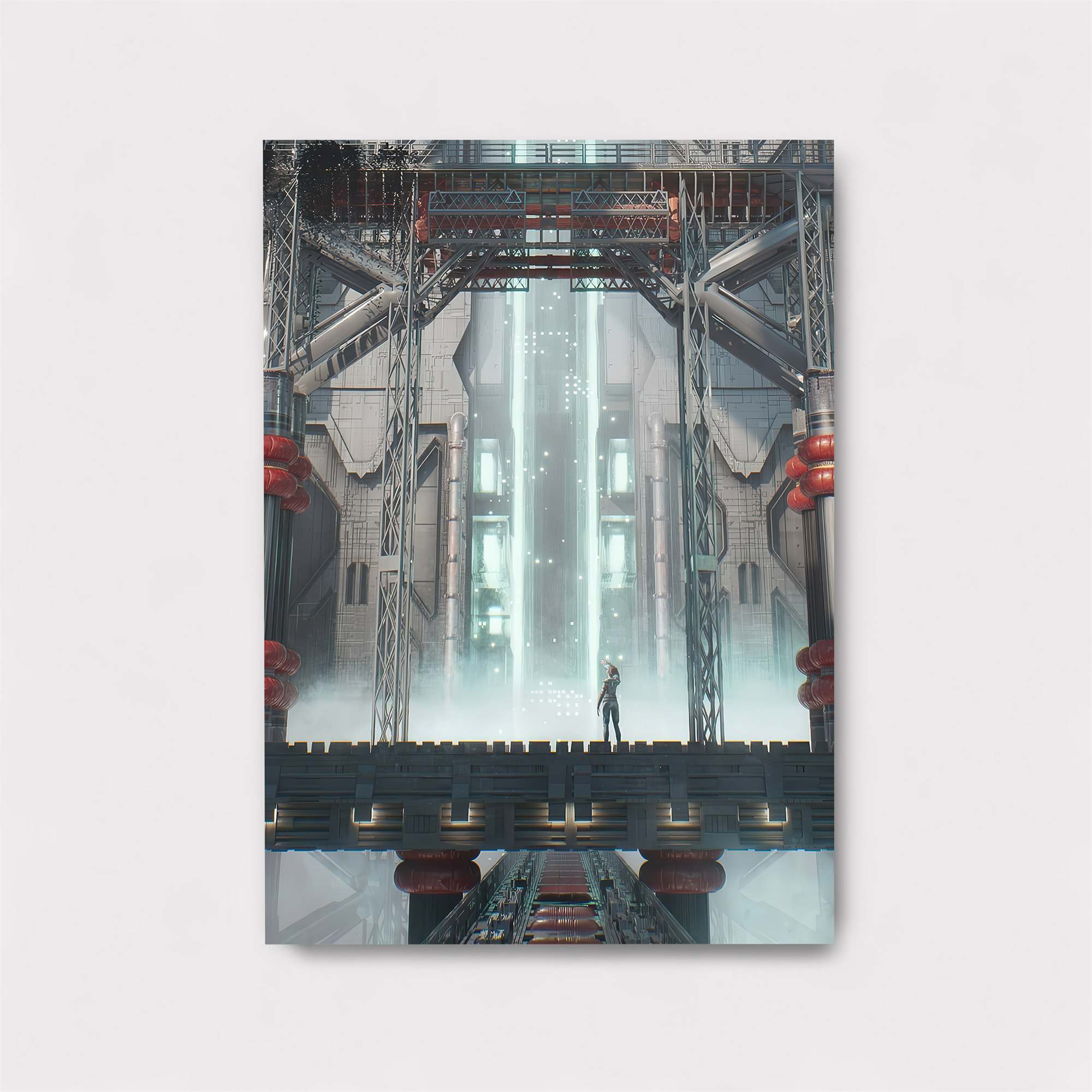 Futuristic Solitude Safe Wall Magnetic / M