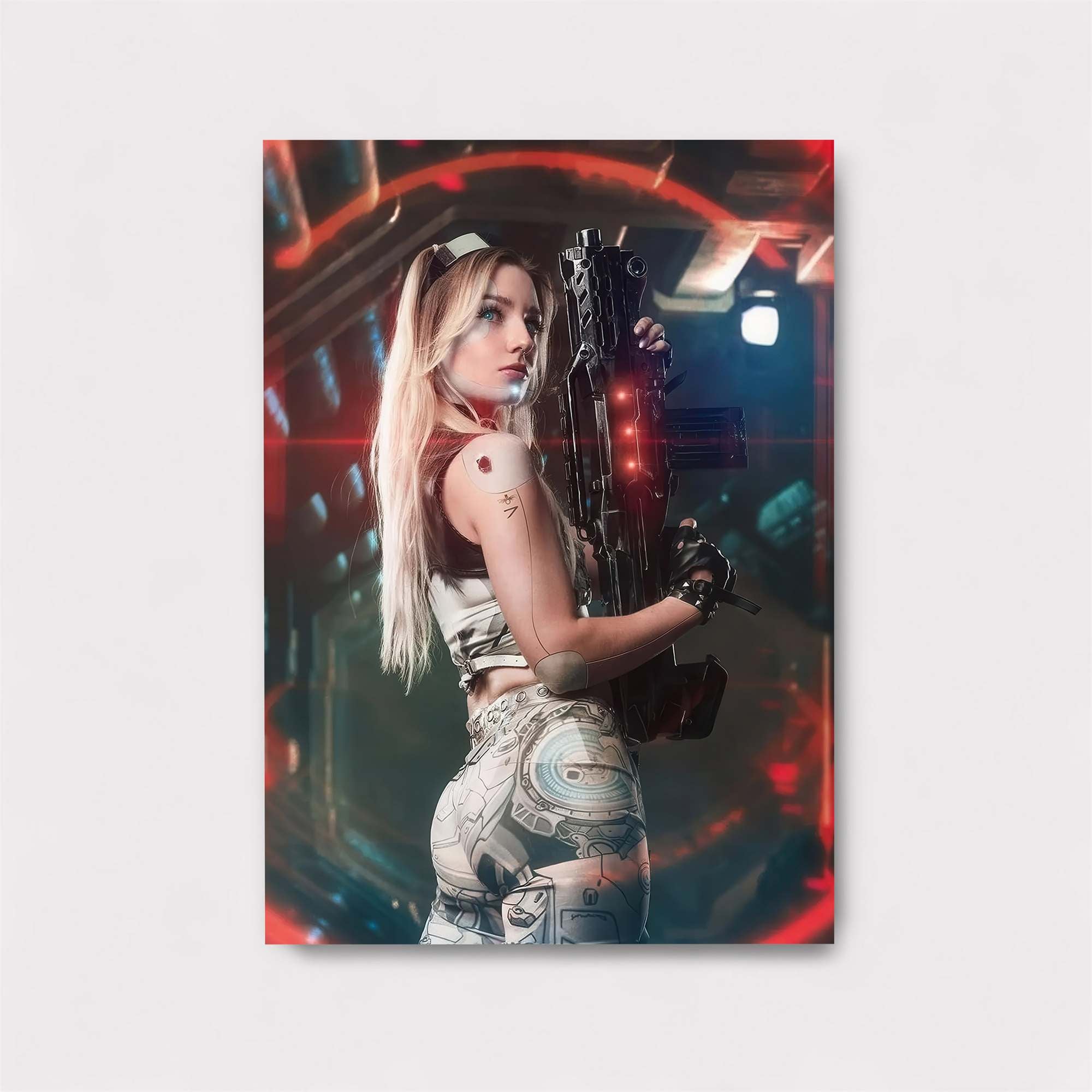 Futuristic Vigilance Safe Wall Magnetic / M