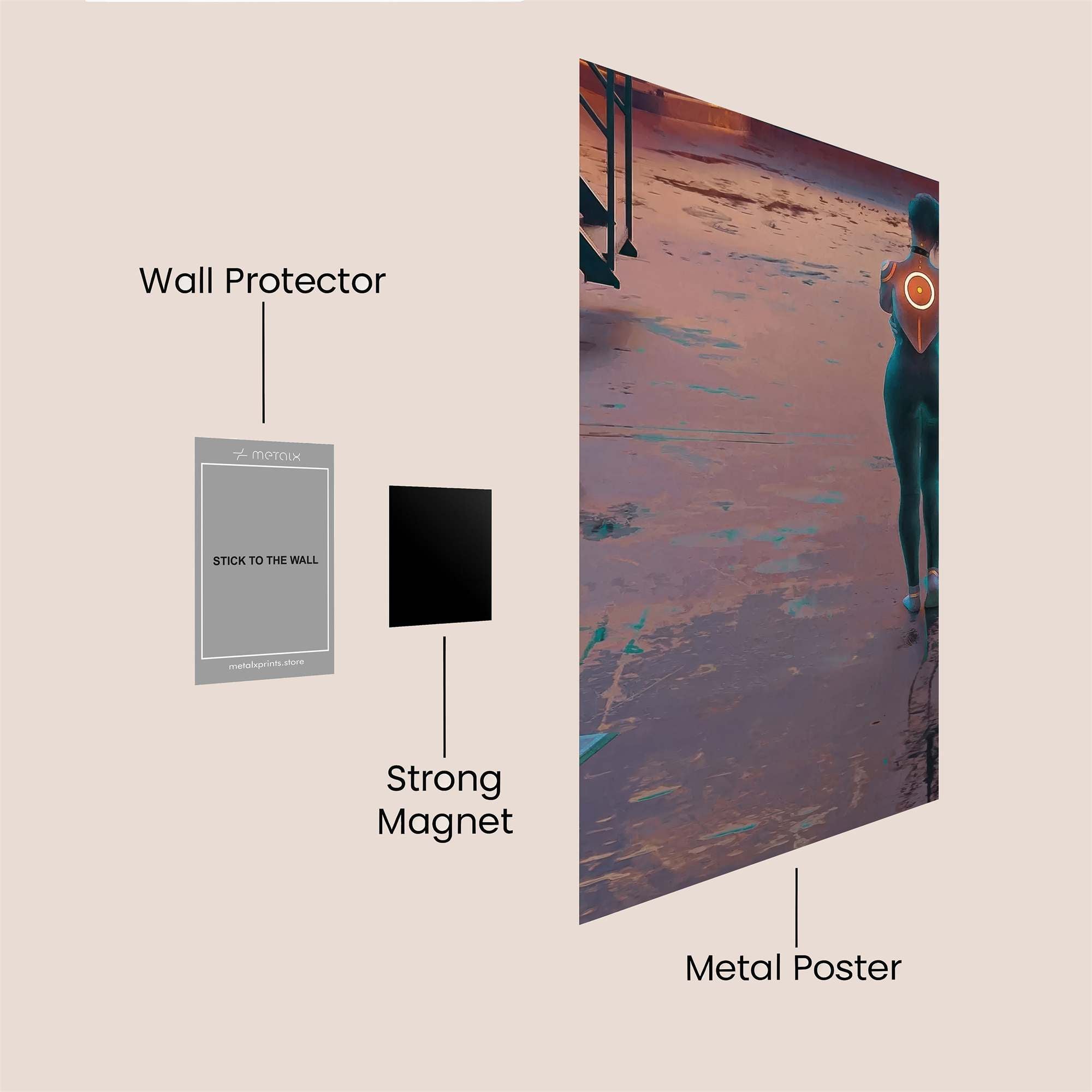 Cyber Solitude Safe Wall Magnetic / M