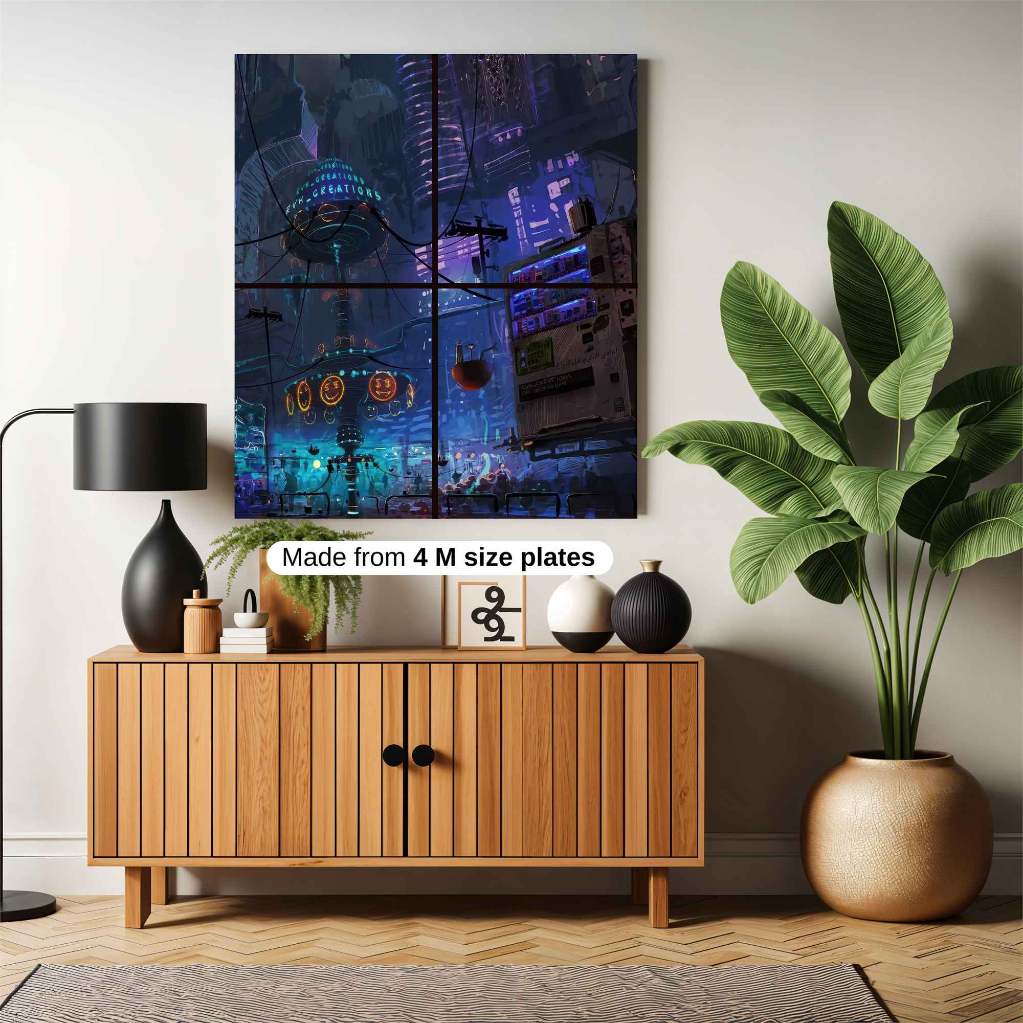 Cyberpunk Enigma Safe Wall Magnetic / M