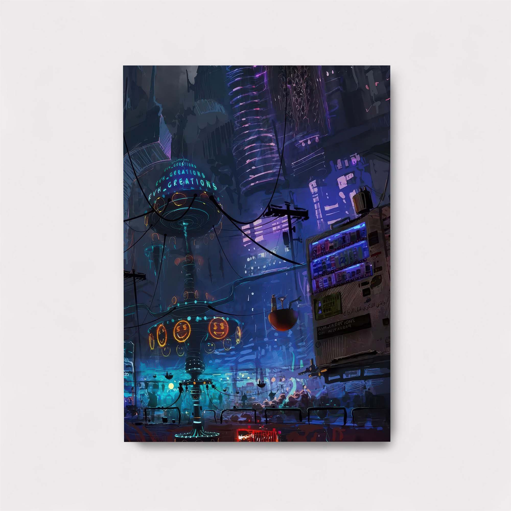 Cyberpunk Enigma Safe Wall Magnetic / M