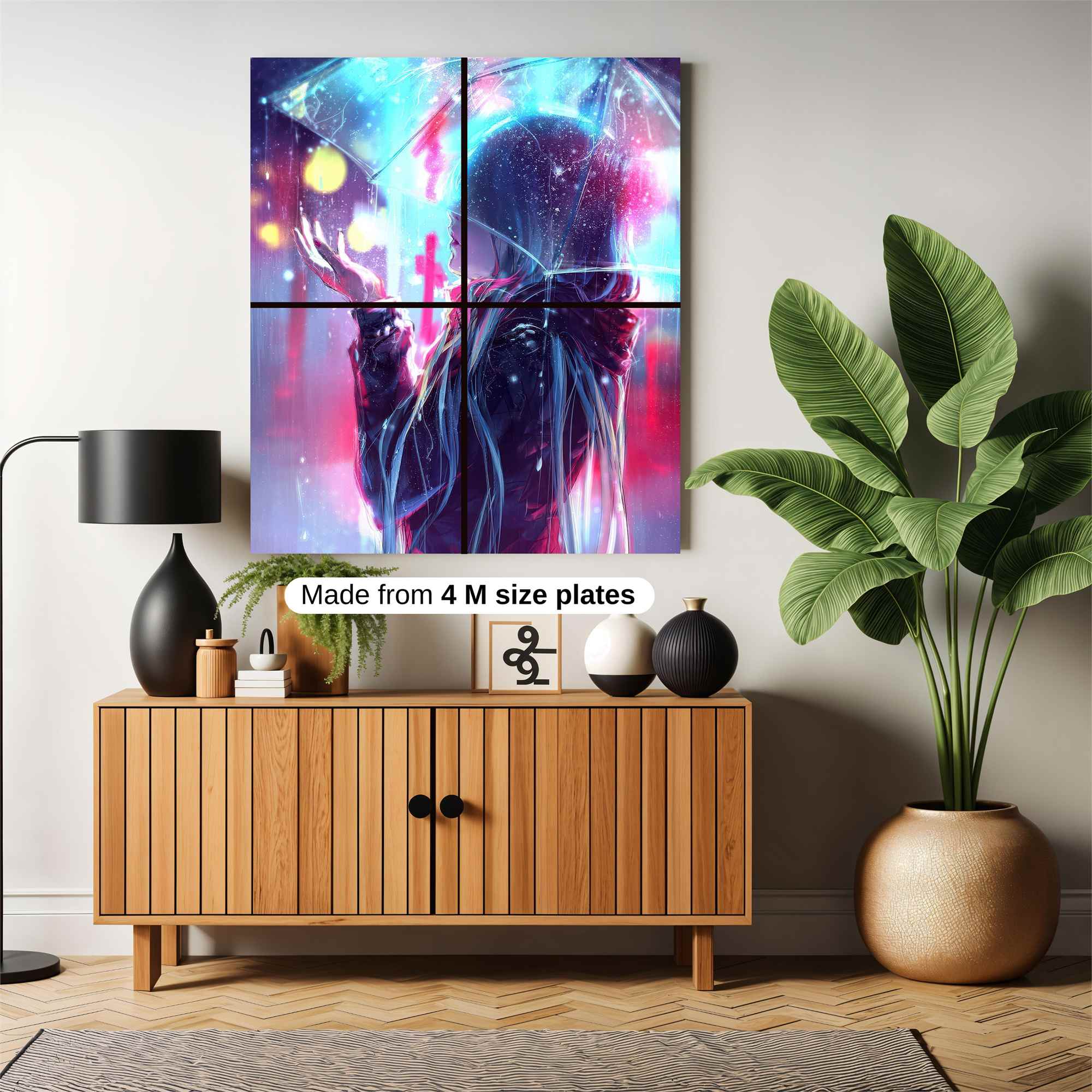 Neon Serenity Safe Wall Magnetic / M