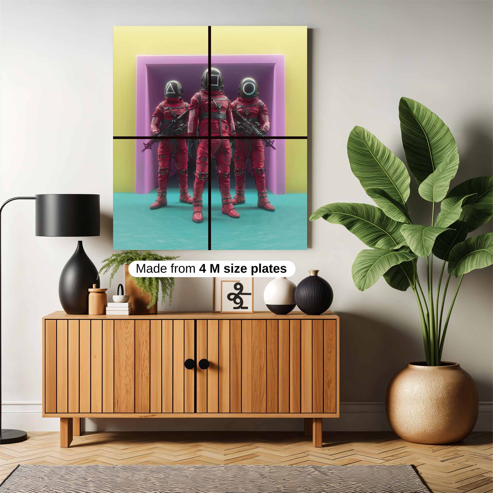 Squid Dystopia Safe Wall Magnetic / M