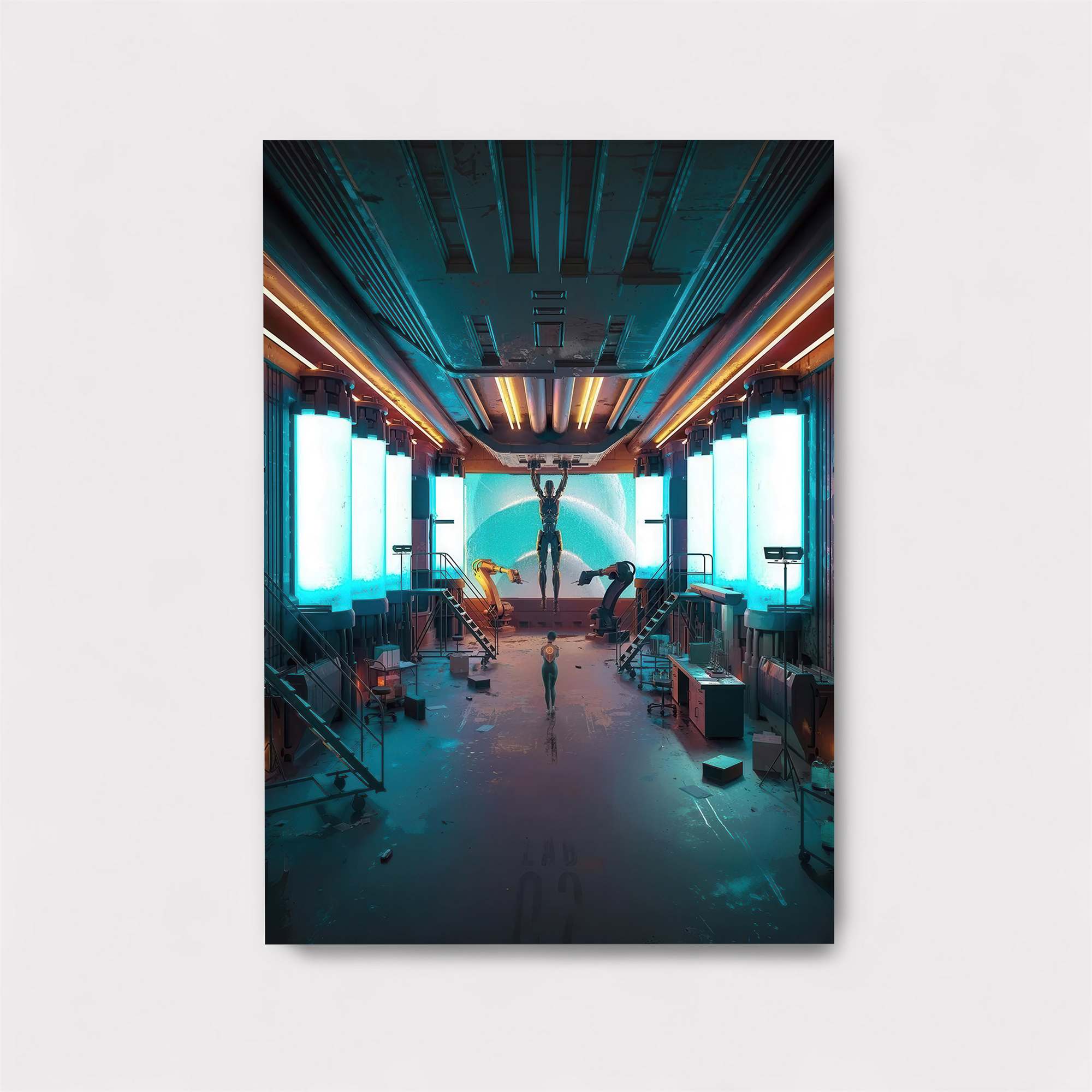 Futuristic Ambience Safe Wall Magnetic / M