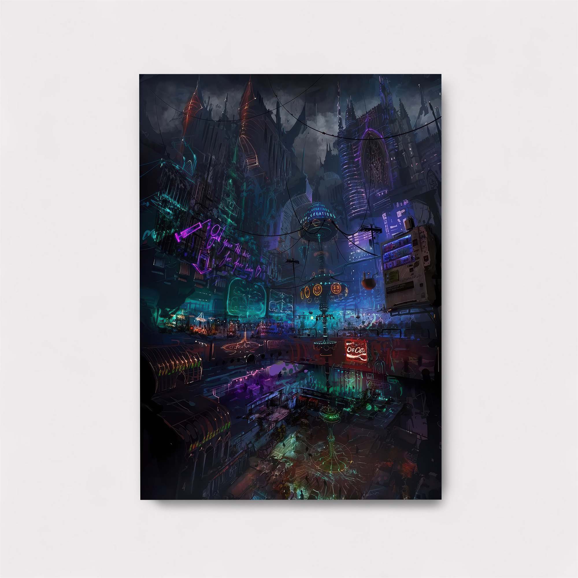 Cyberpunk Reverie Safe Wall Magnetic / M