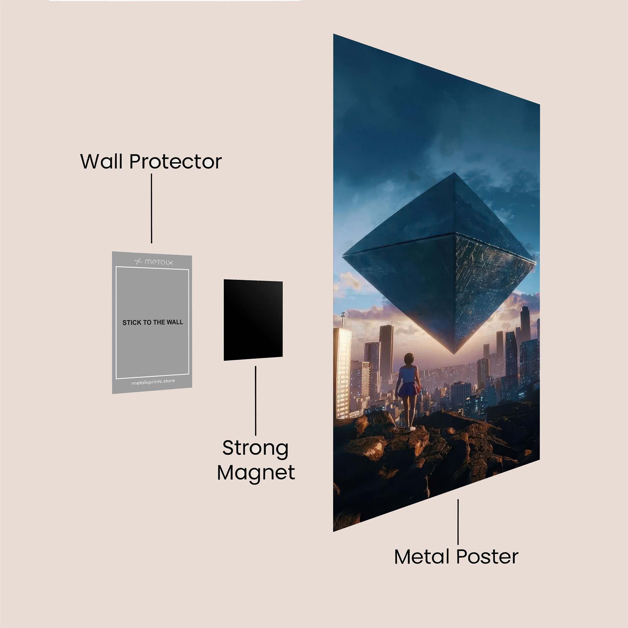 Mystic Monolith Safe Wall Magnetic / M