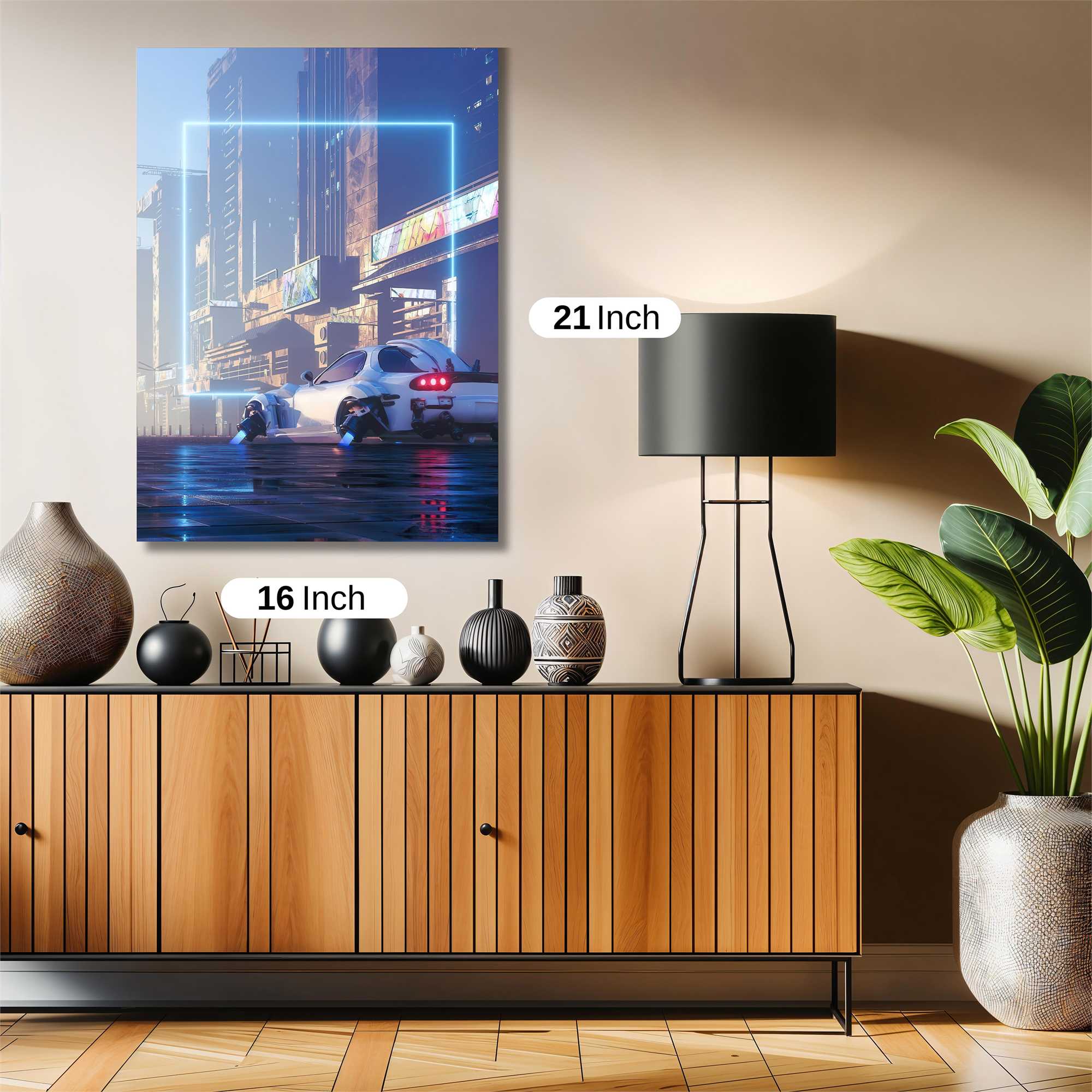 Neon Drift Safe Wall Magnetic / M