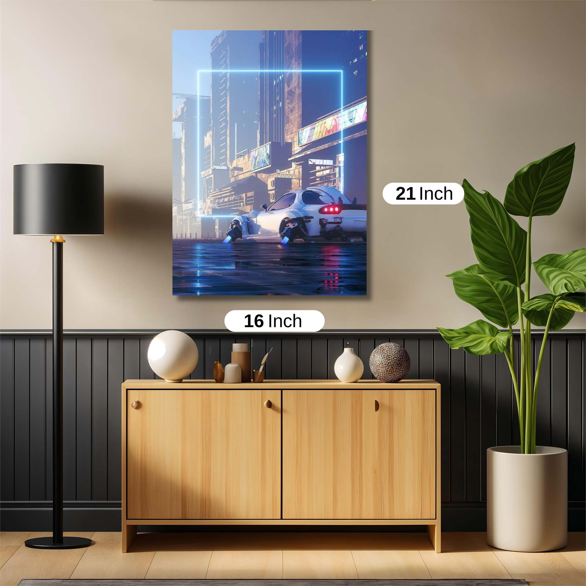 Neon Drift Safe Wall Magnetic / M