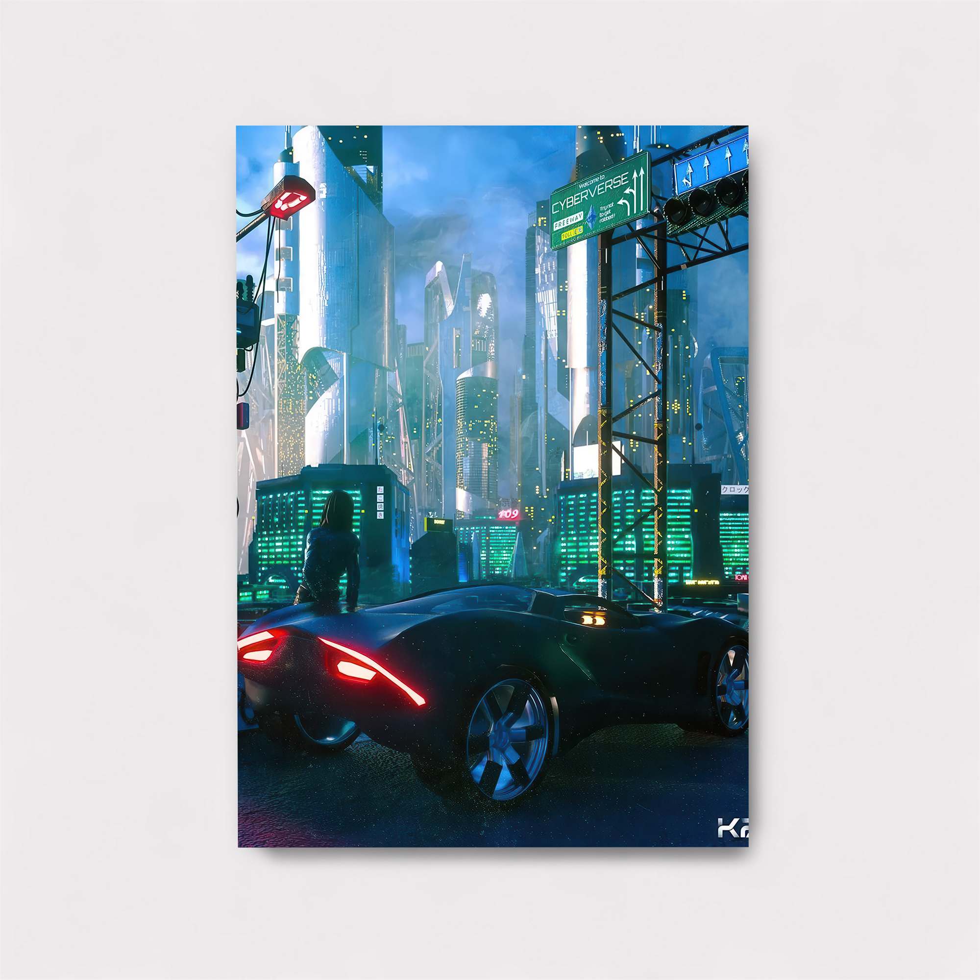 Futuristic Odyssey Safe Wall Magnetic / M