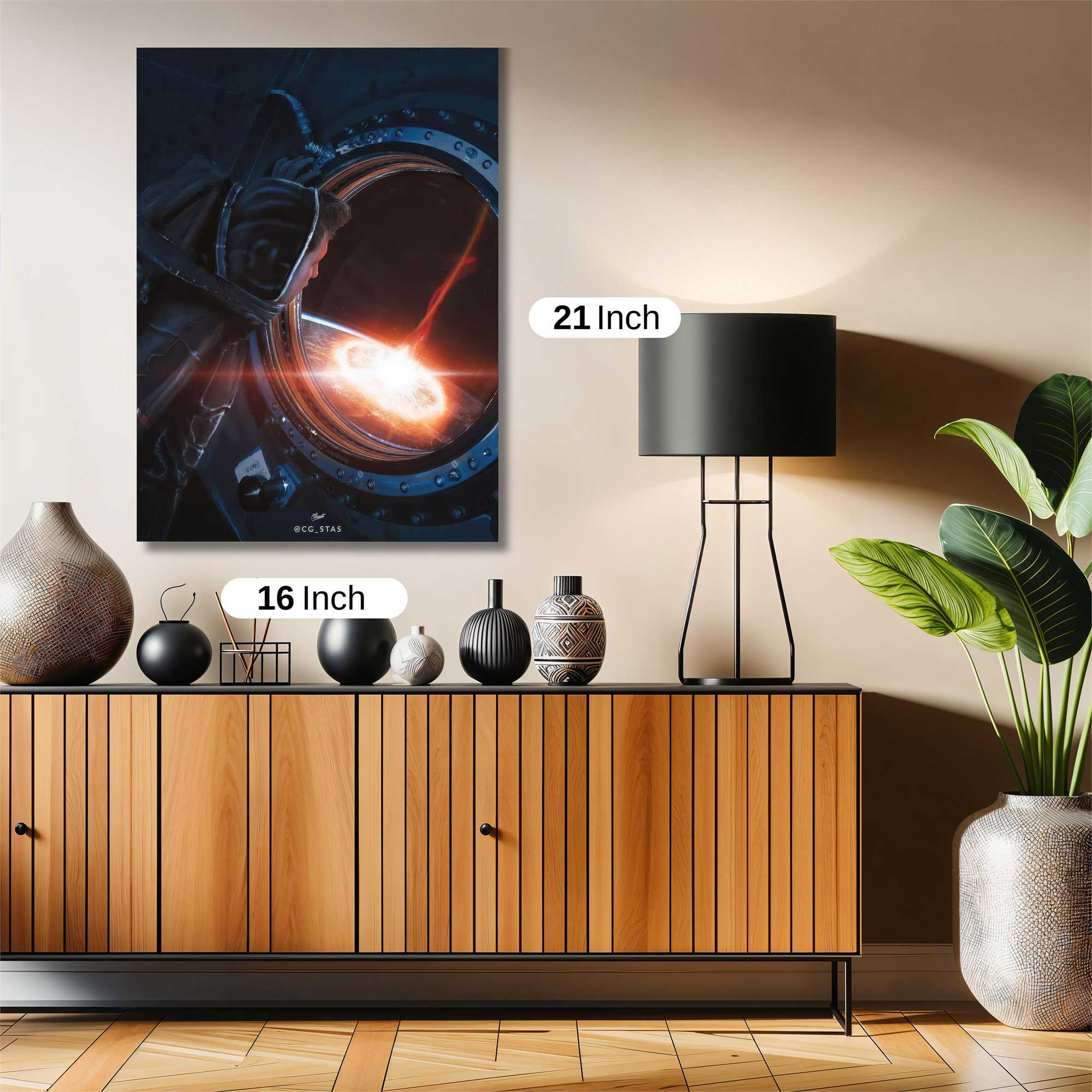 Galactic Curiosity Safe Wall Magnetic / M