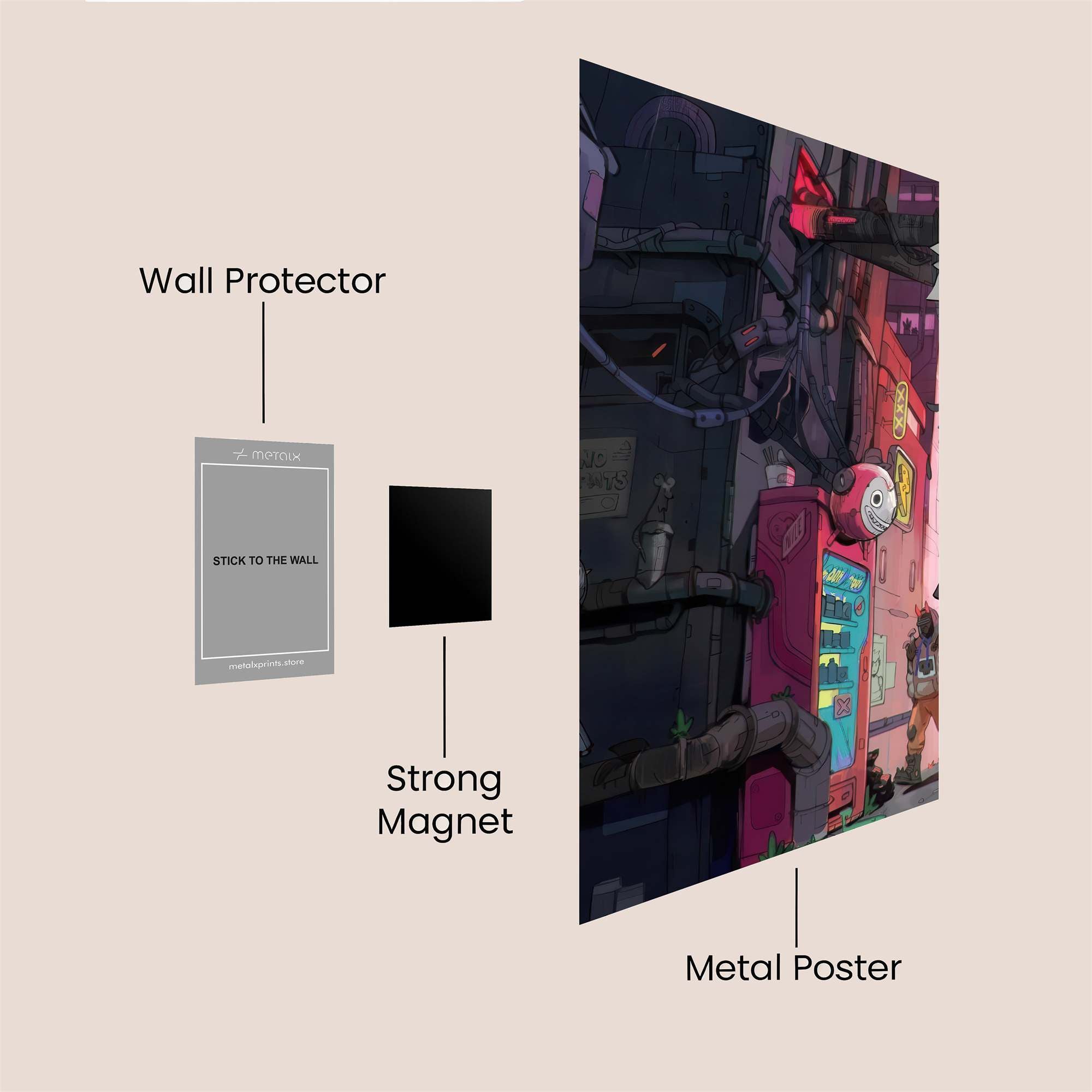 Van Mystery Safe Wall Magnetic / M