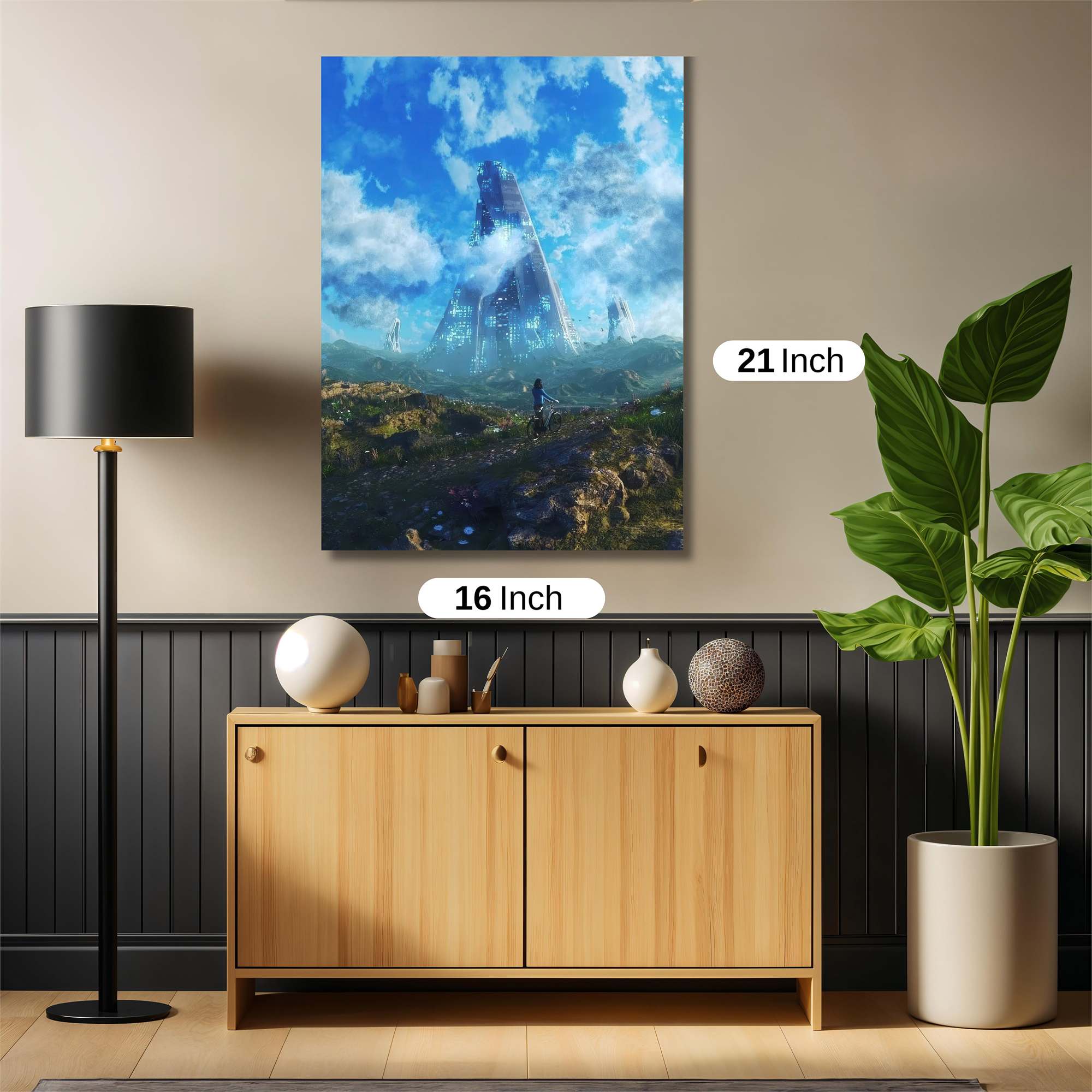 Skyward Ambiance Safe Wall Magnetic / M