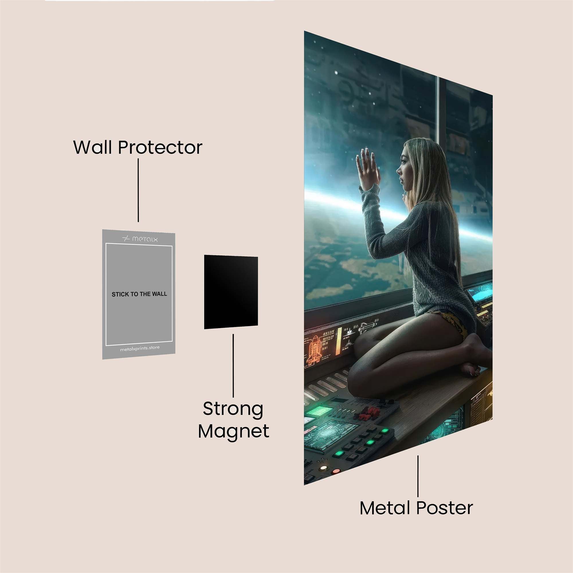 Stellar Yearning Safe Wall Magnetic / M