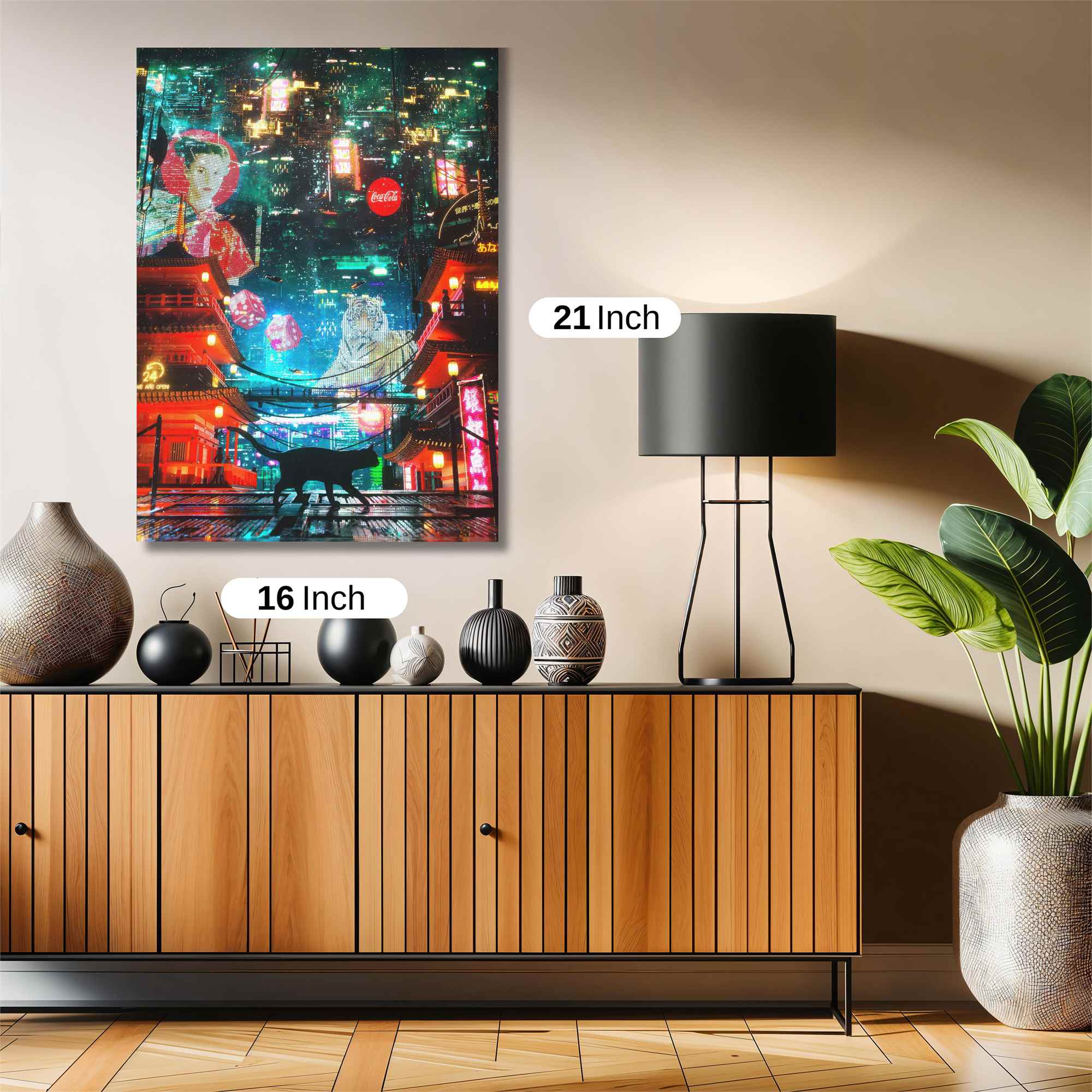 Neon Serenity Safe Wall Magnetic / M