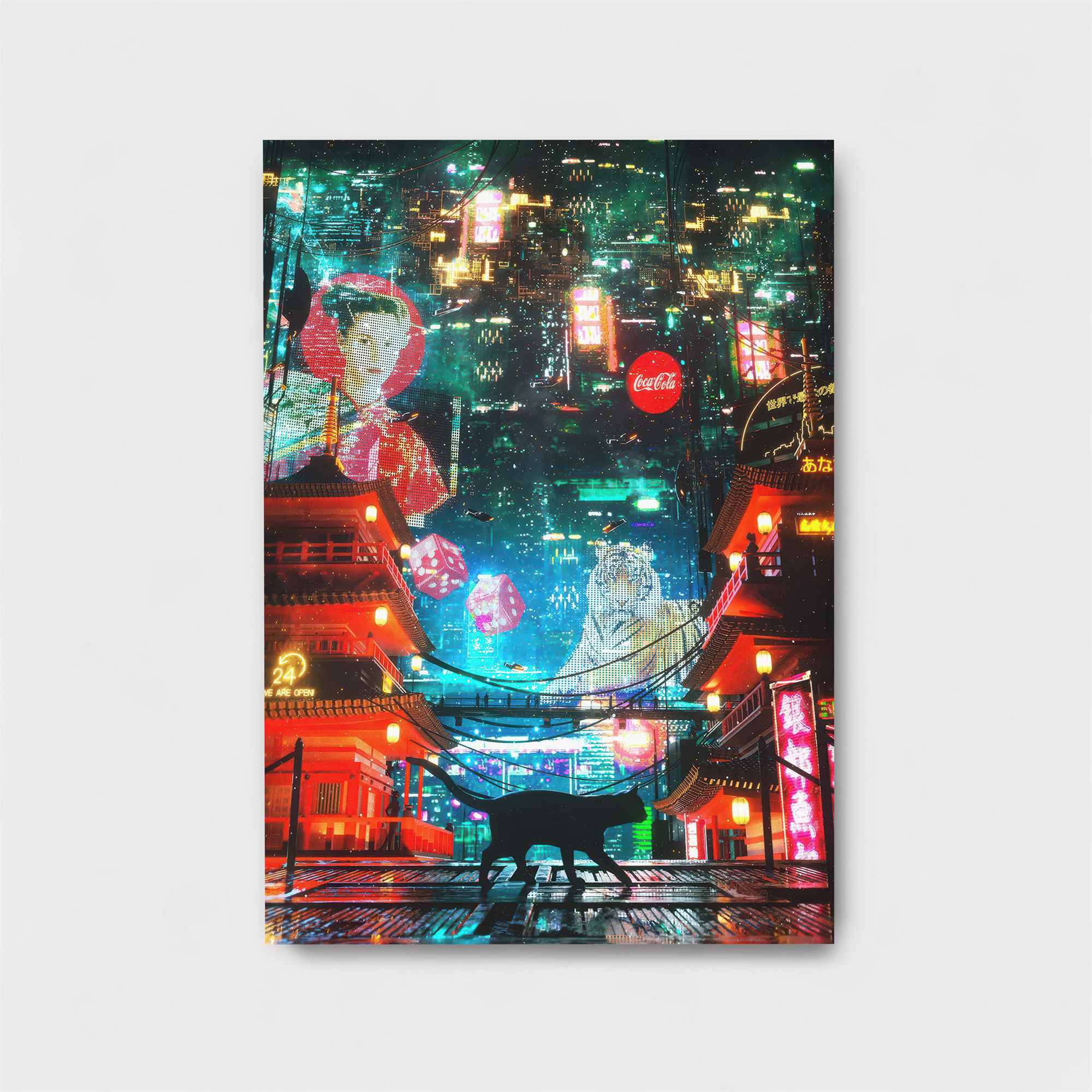 Neon Serenity Safe Wall Magnetic / M