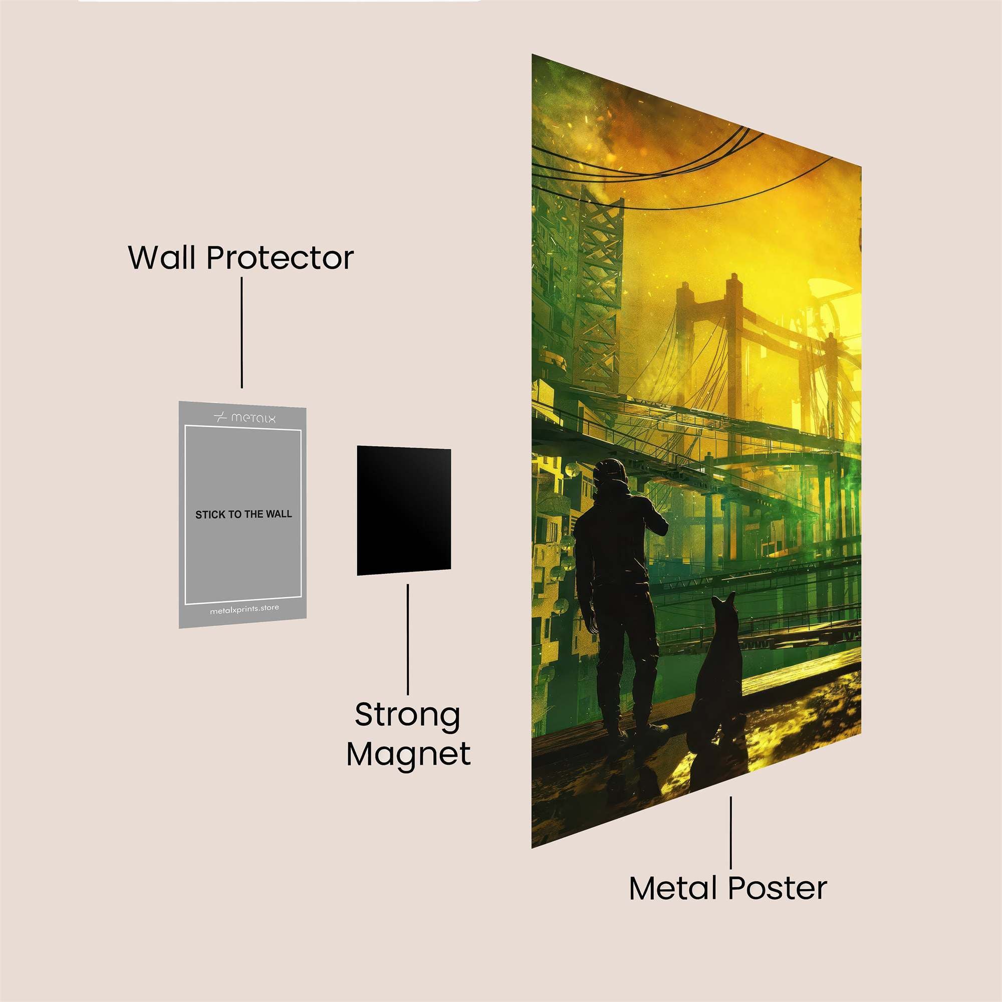 Apocalyptic Reverie Safe Wall Magnetic / M