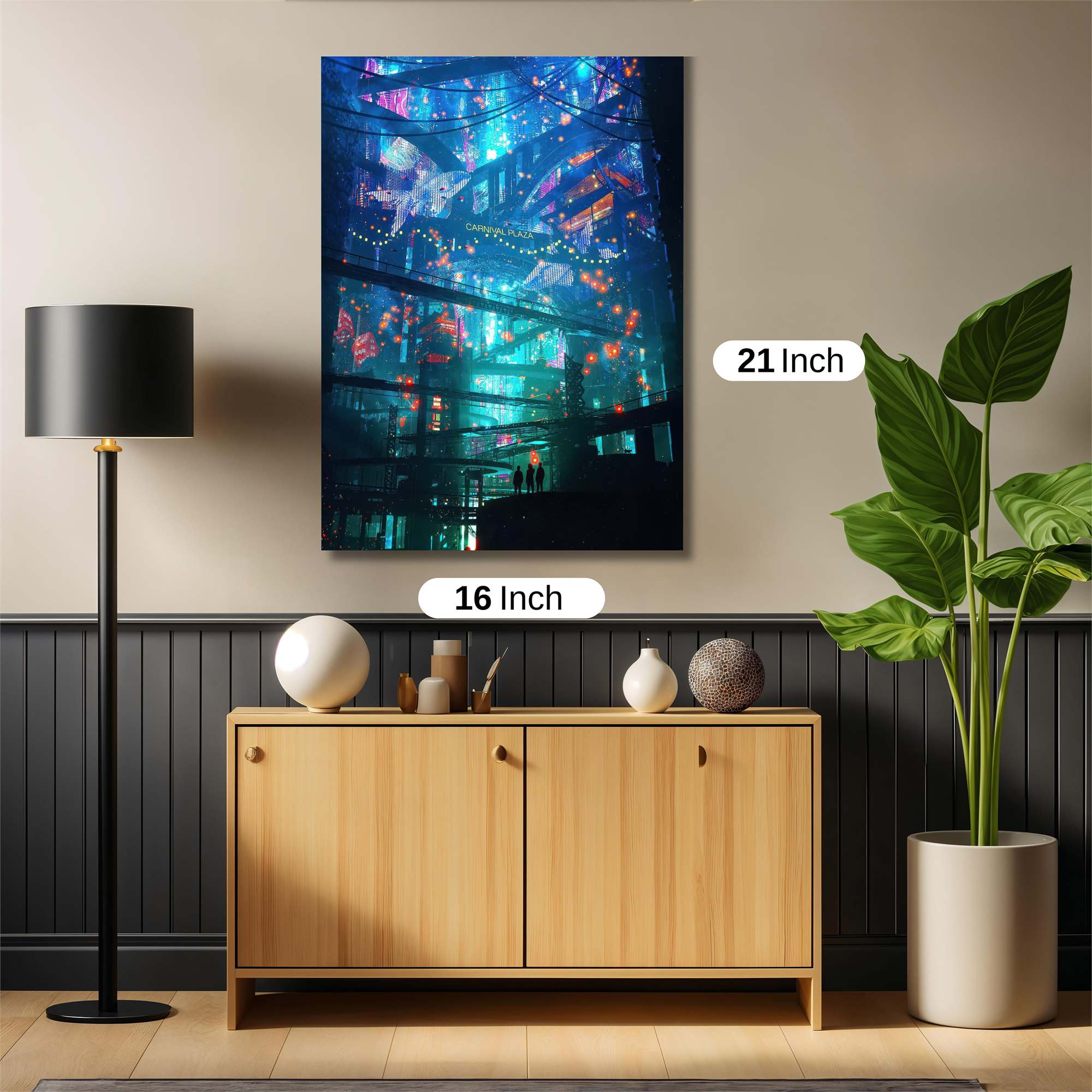 Neon Reverie Safe Wall Magnetic / M