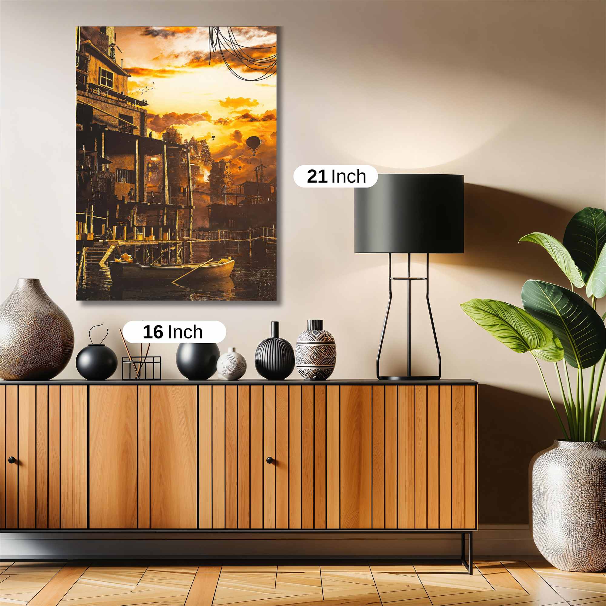 Sunset Serenity Safe Wall Magnetic / M