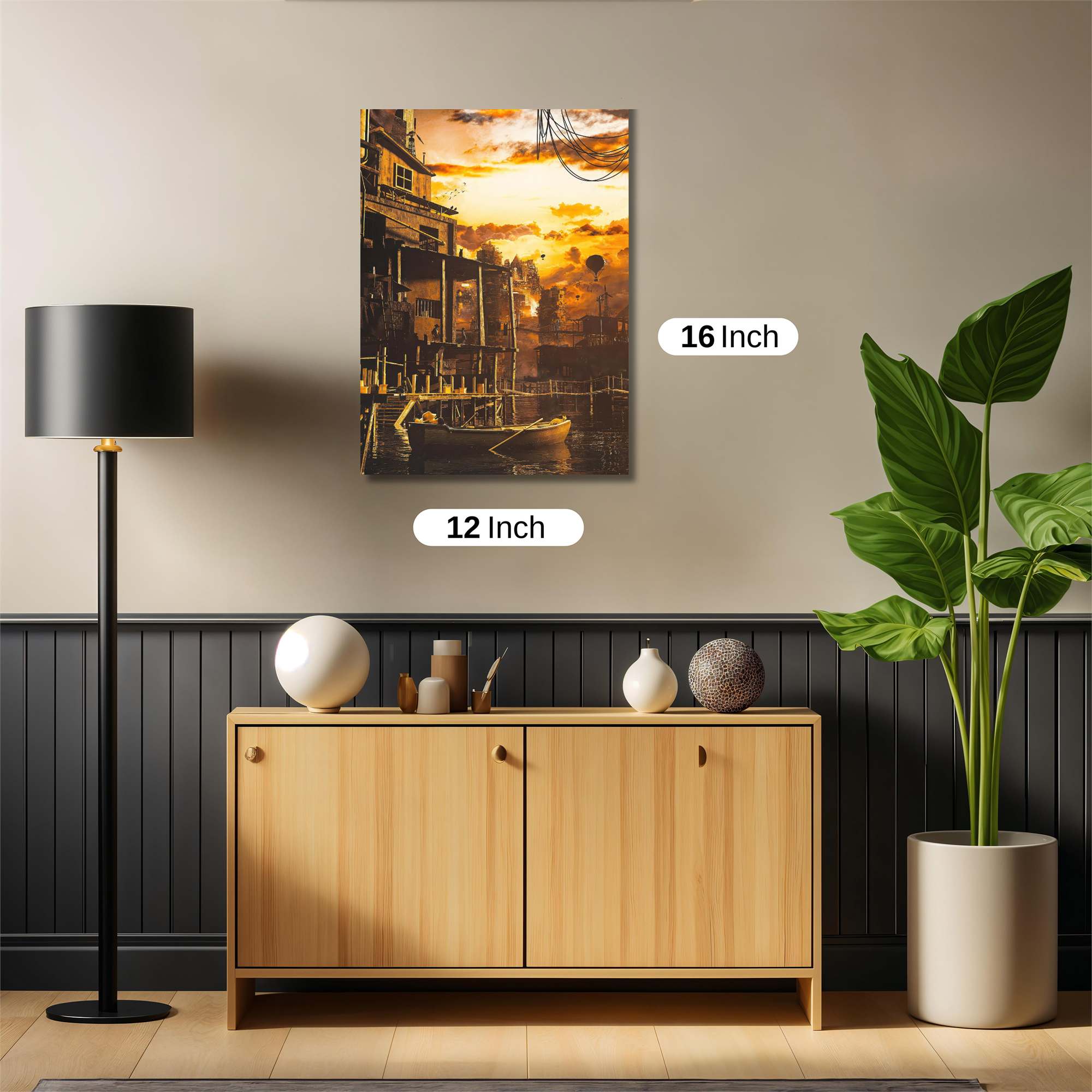 Sunset Serenity Safe Wall Magnetic / M