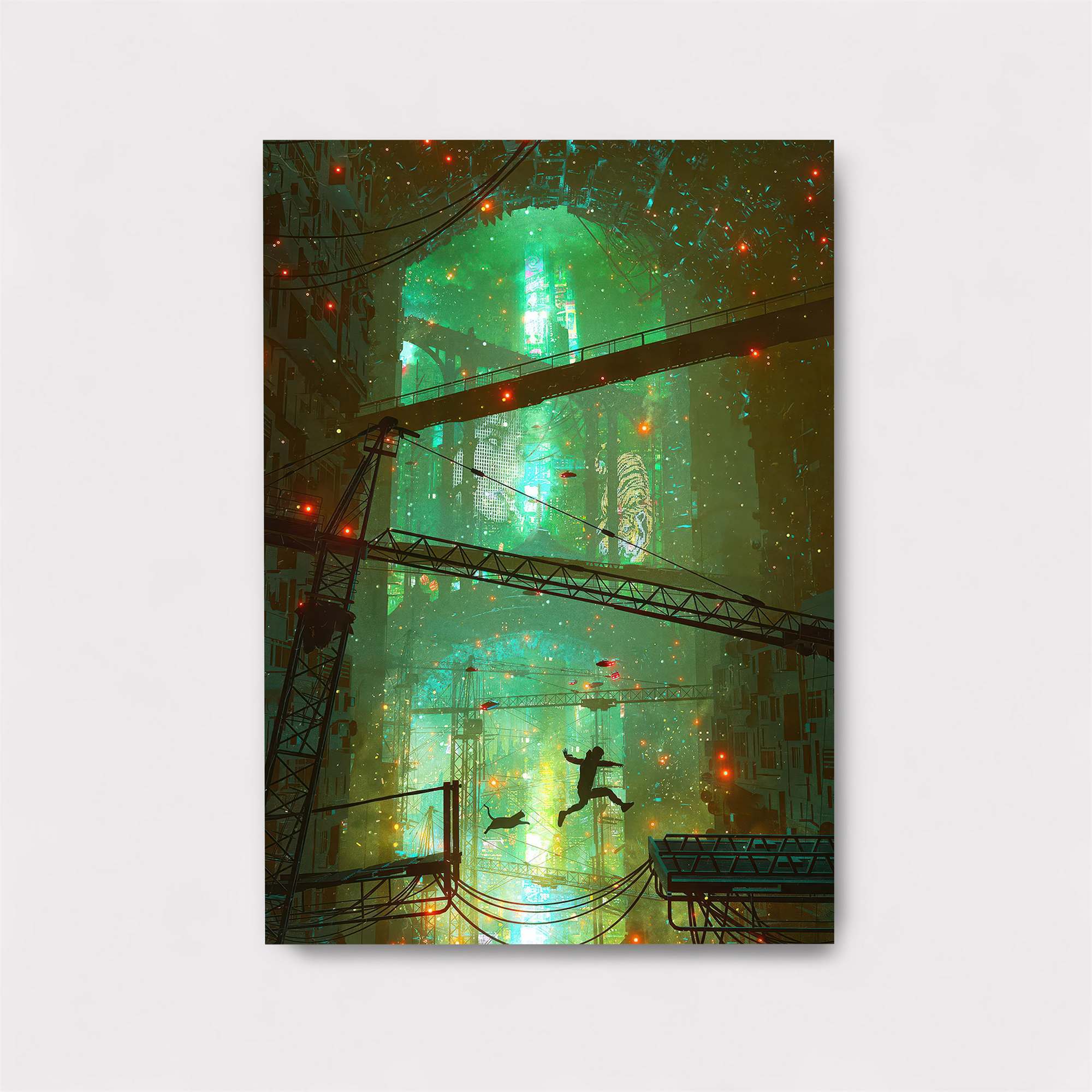 Neon Escape Safe Wall Magnetic / M