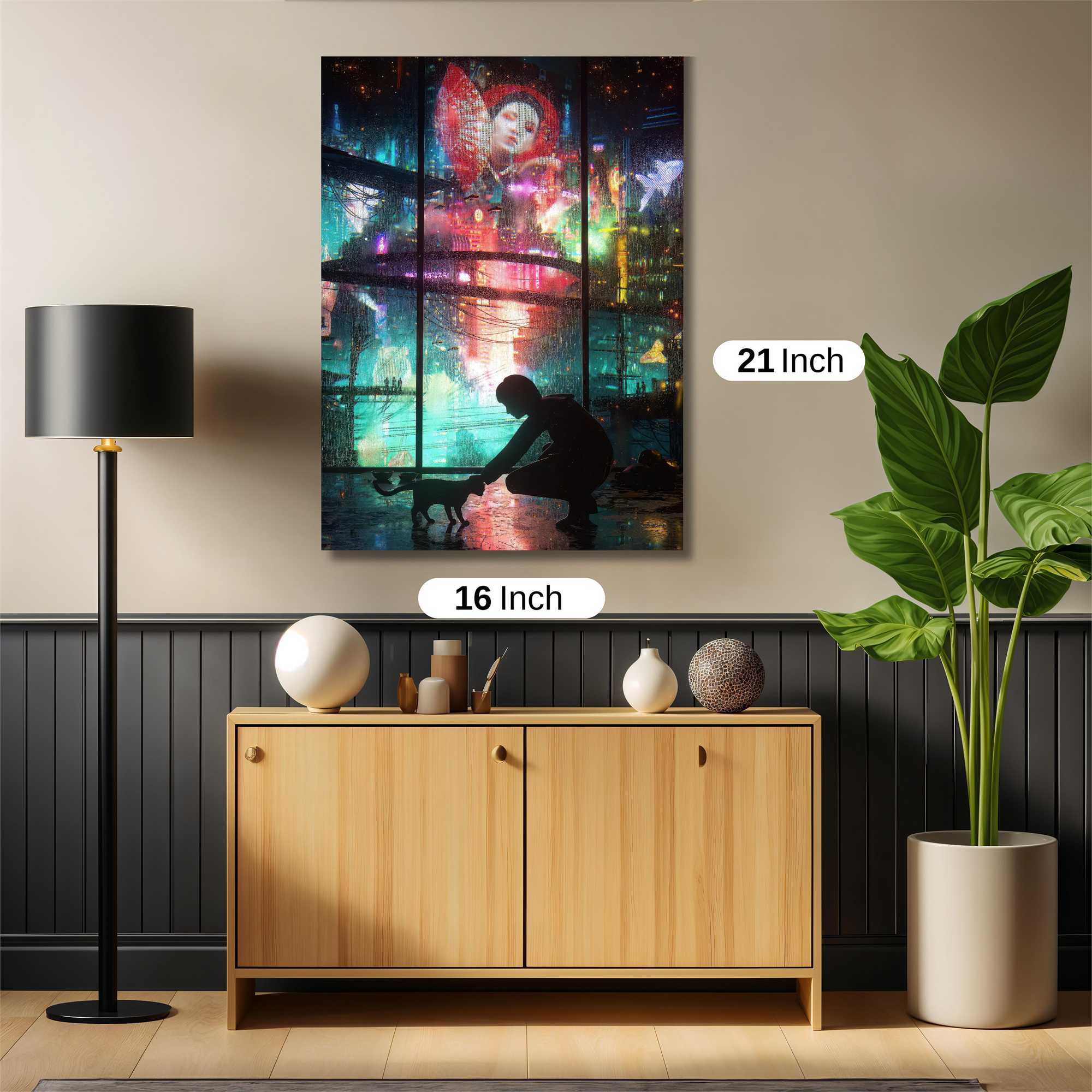 Neon Reverie Safe Wall Magnetic / M