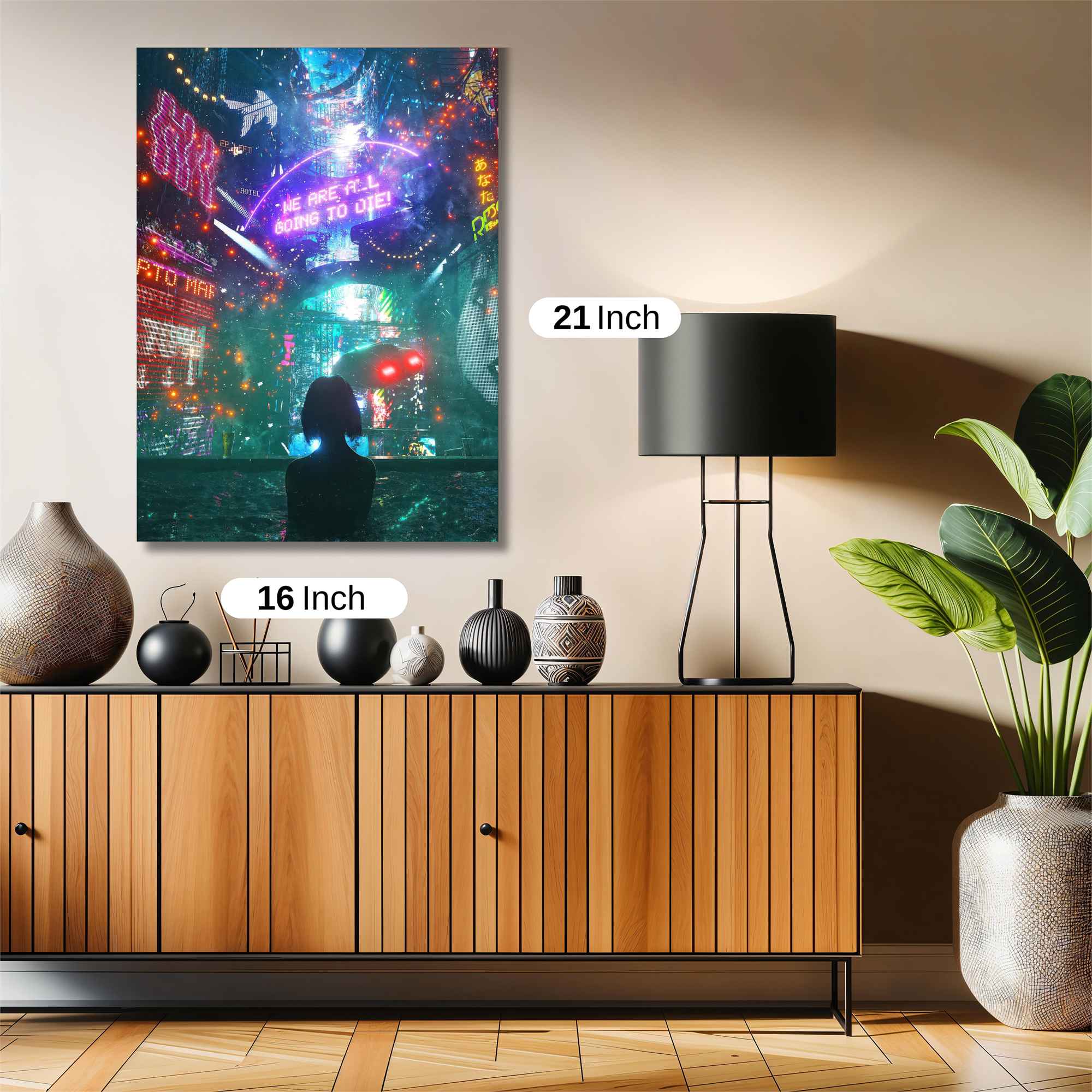 Neon Reverie Safe Wall Magnetic / M