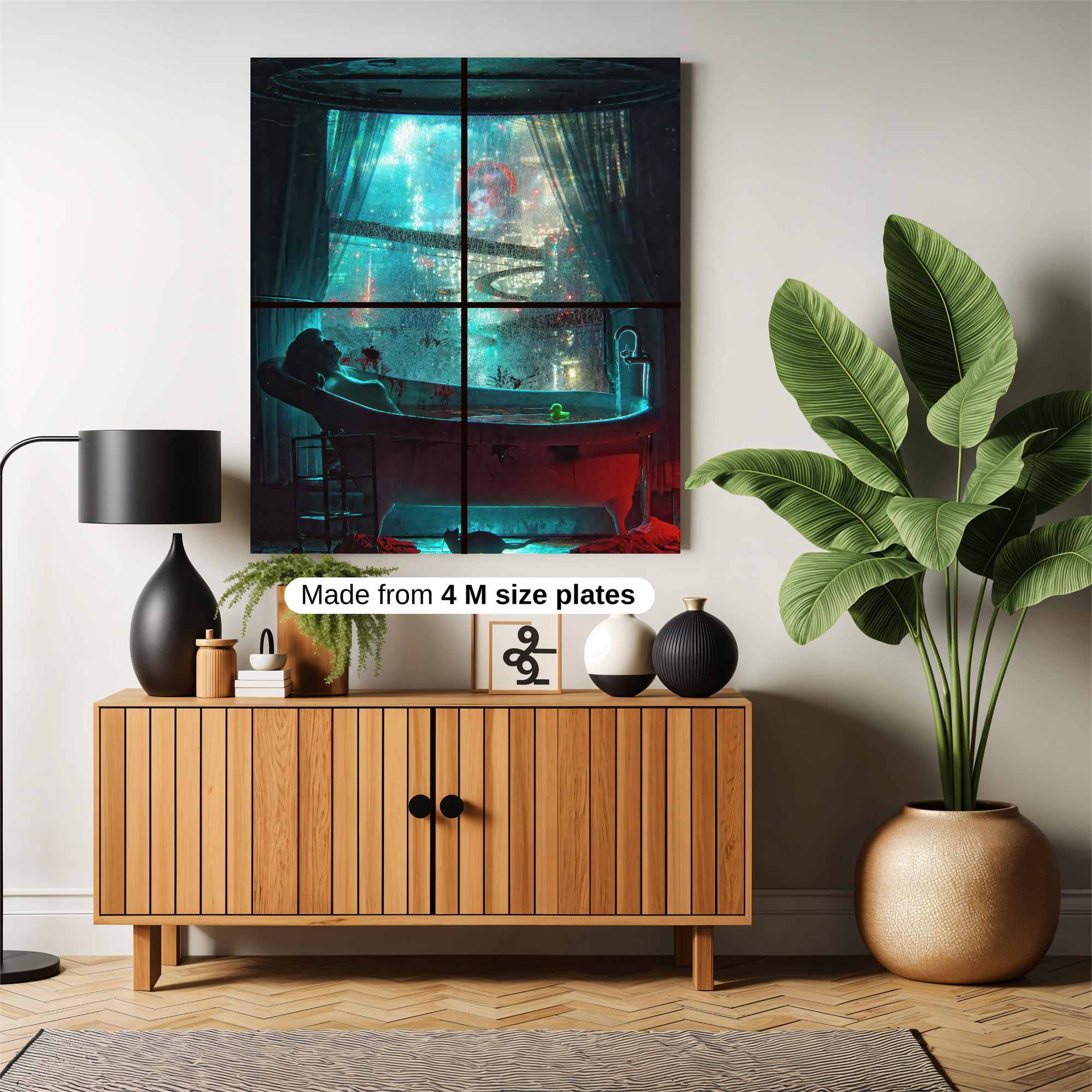 Neon Serenity Safe Wall Magnetic / M