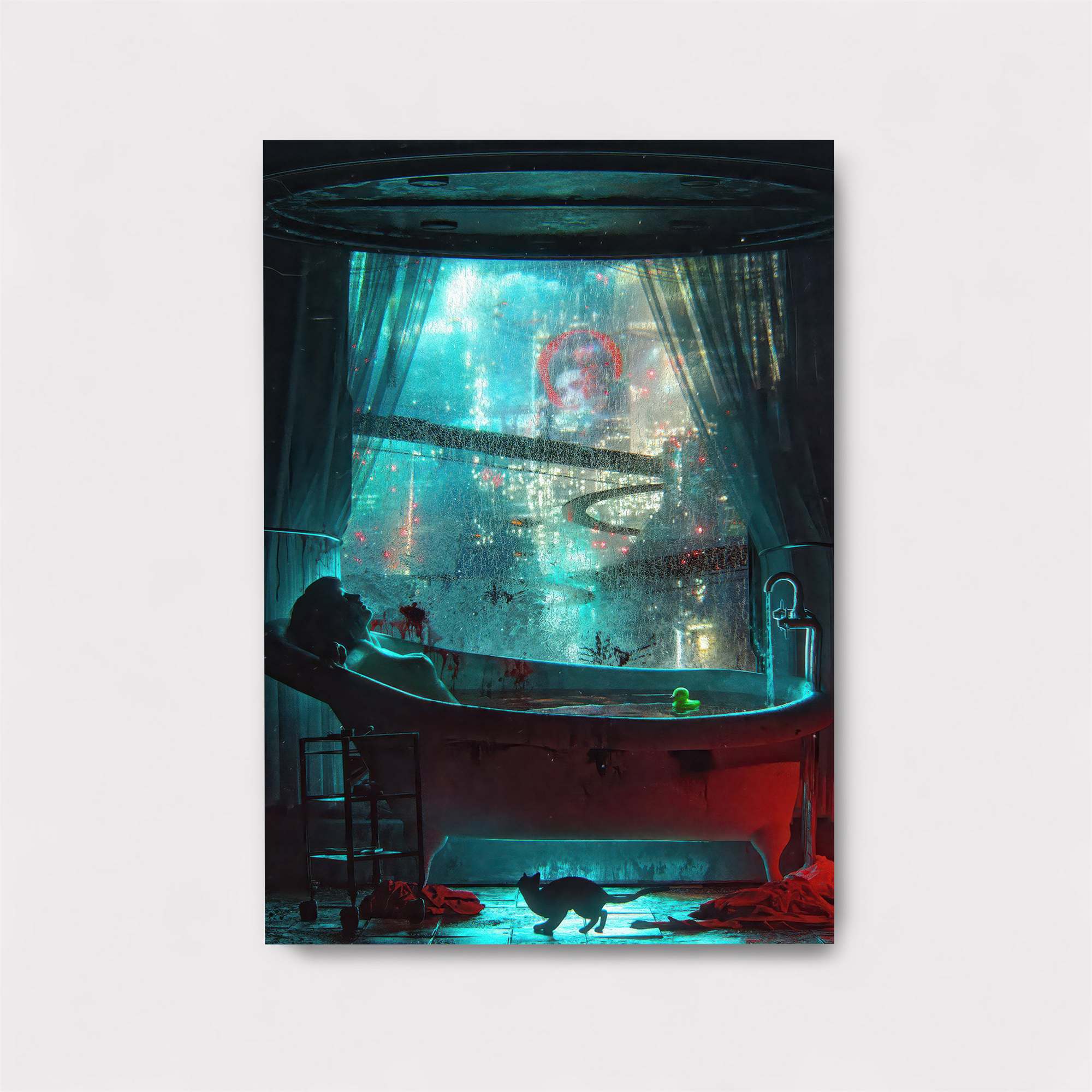 Neon Serenity Safe Wall Magnetic / M