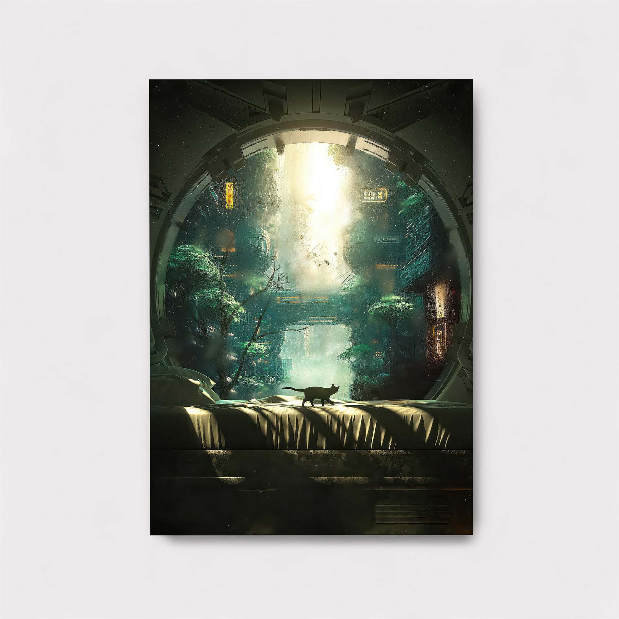 Cat Wanderlust Safe Wall Magnetic / M