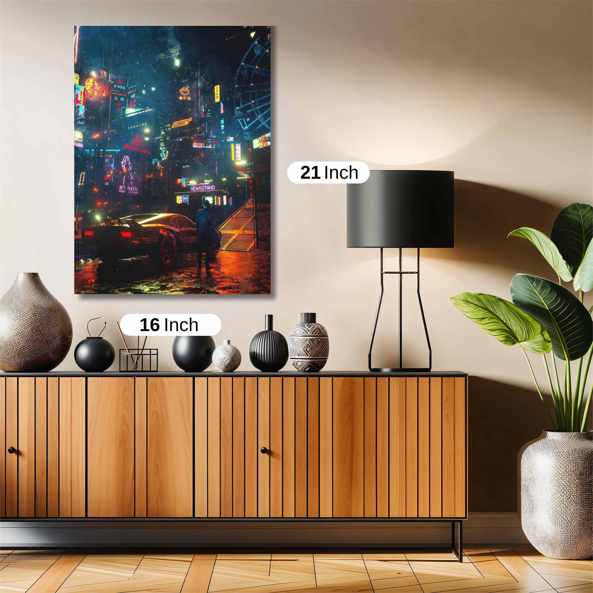 Neon Reverie Safe Wall Magnetic / M