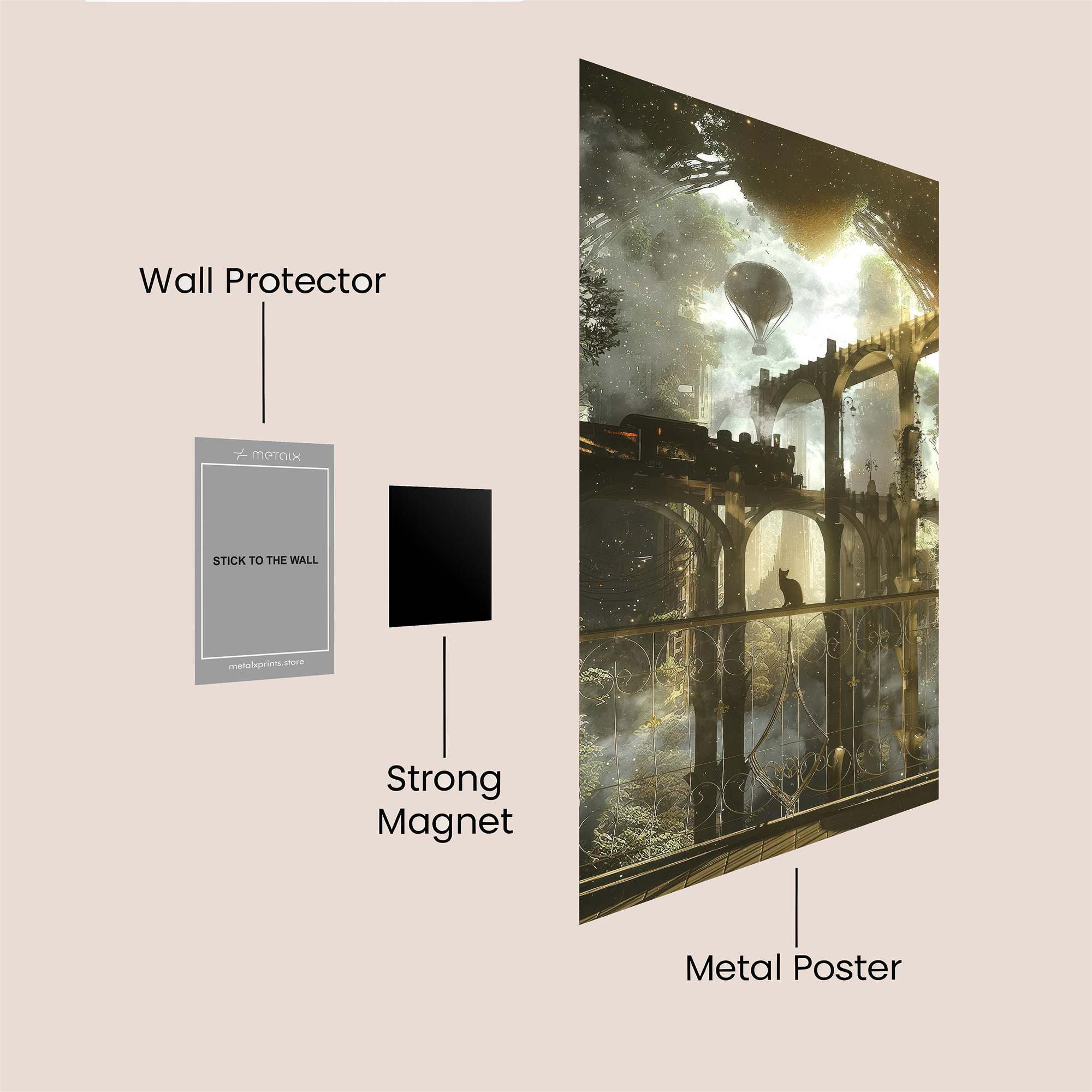 Ethereal Journey Safe Wall Magnetic / M