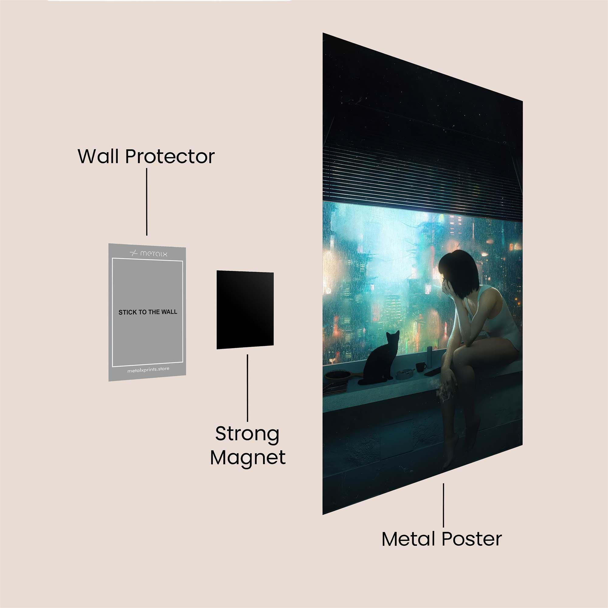 City Reverie Safe Wall Magnetic / M