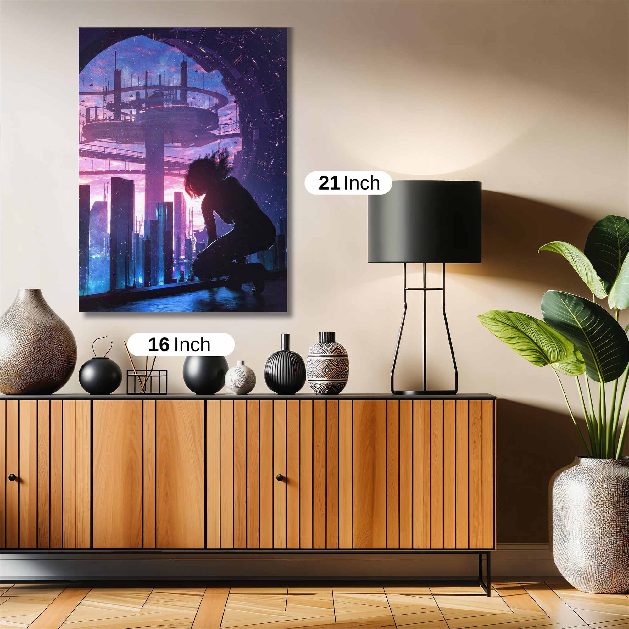 Cyber Dreamscape Safe Wall Magnetic / M