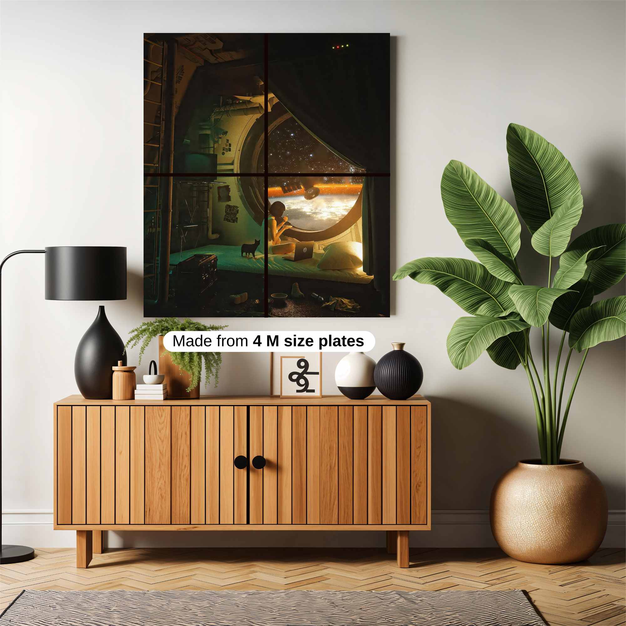 Cosmic Reflection Safe Wall Magnetic / M