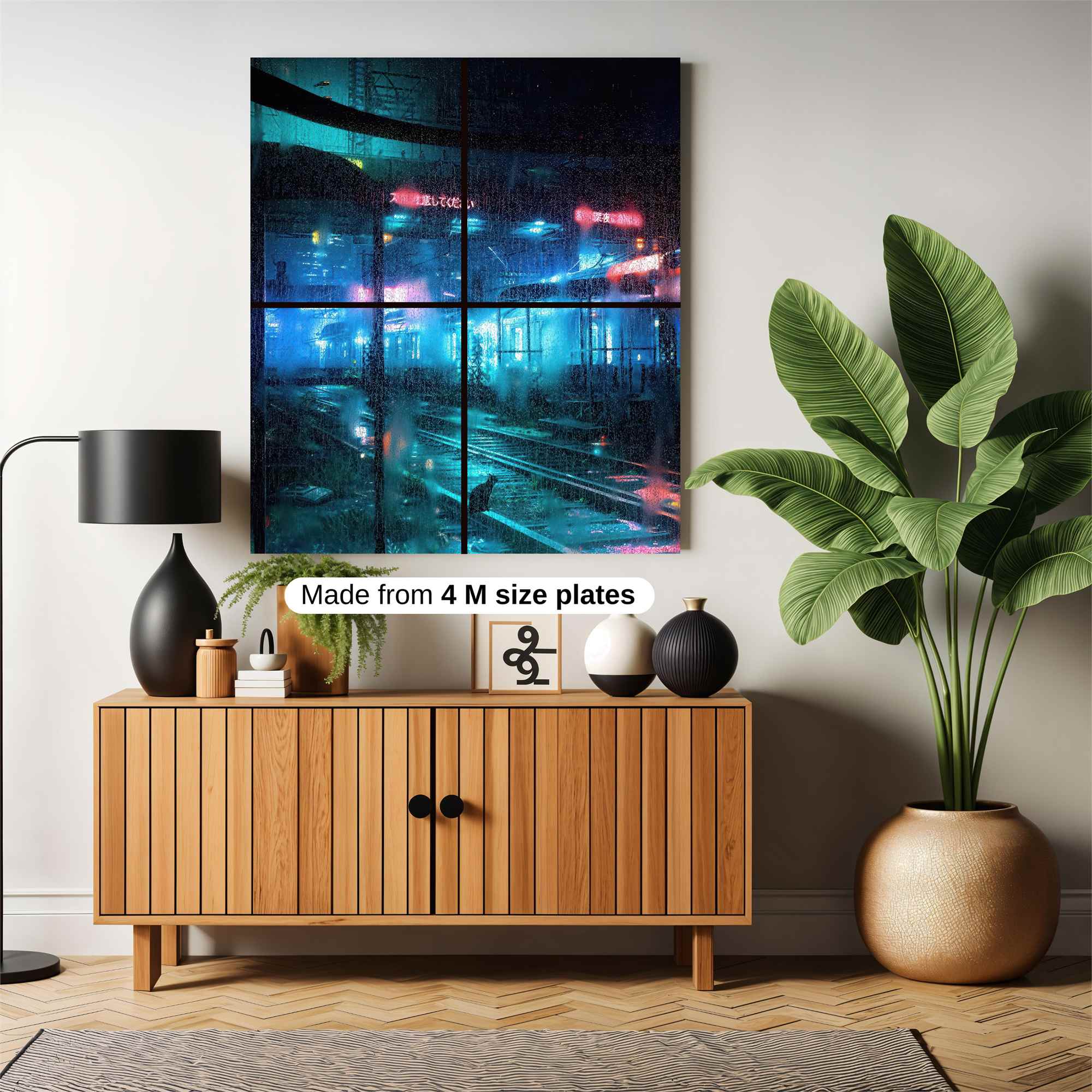 Neon Serenity Safe Wall Magnetic / M