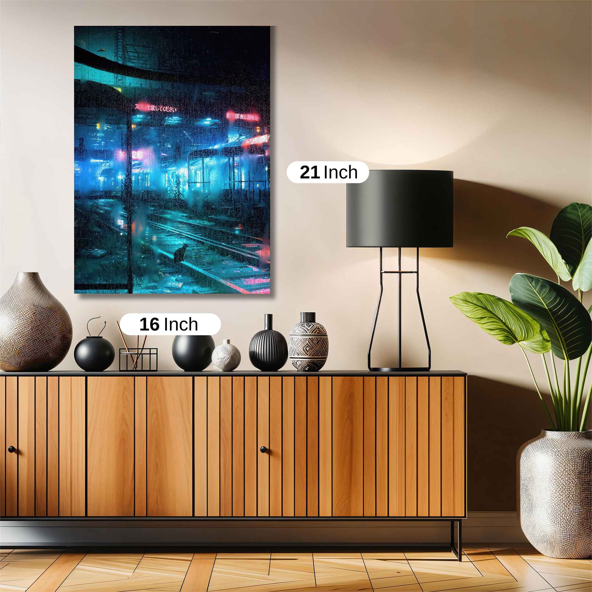 Neon Serenity Safe Wall Magnetic / M