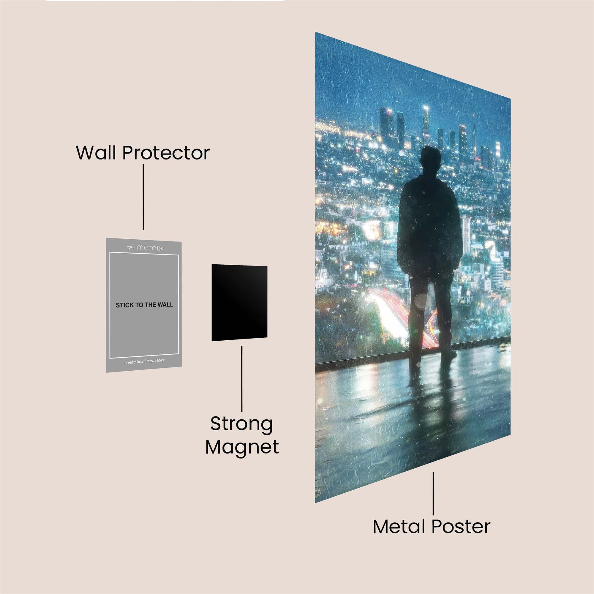 City Reverie Safe Wall Magnetic / M