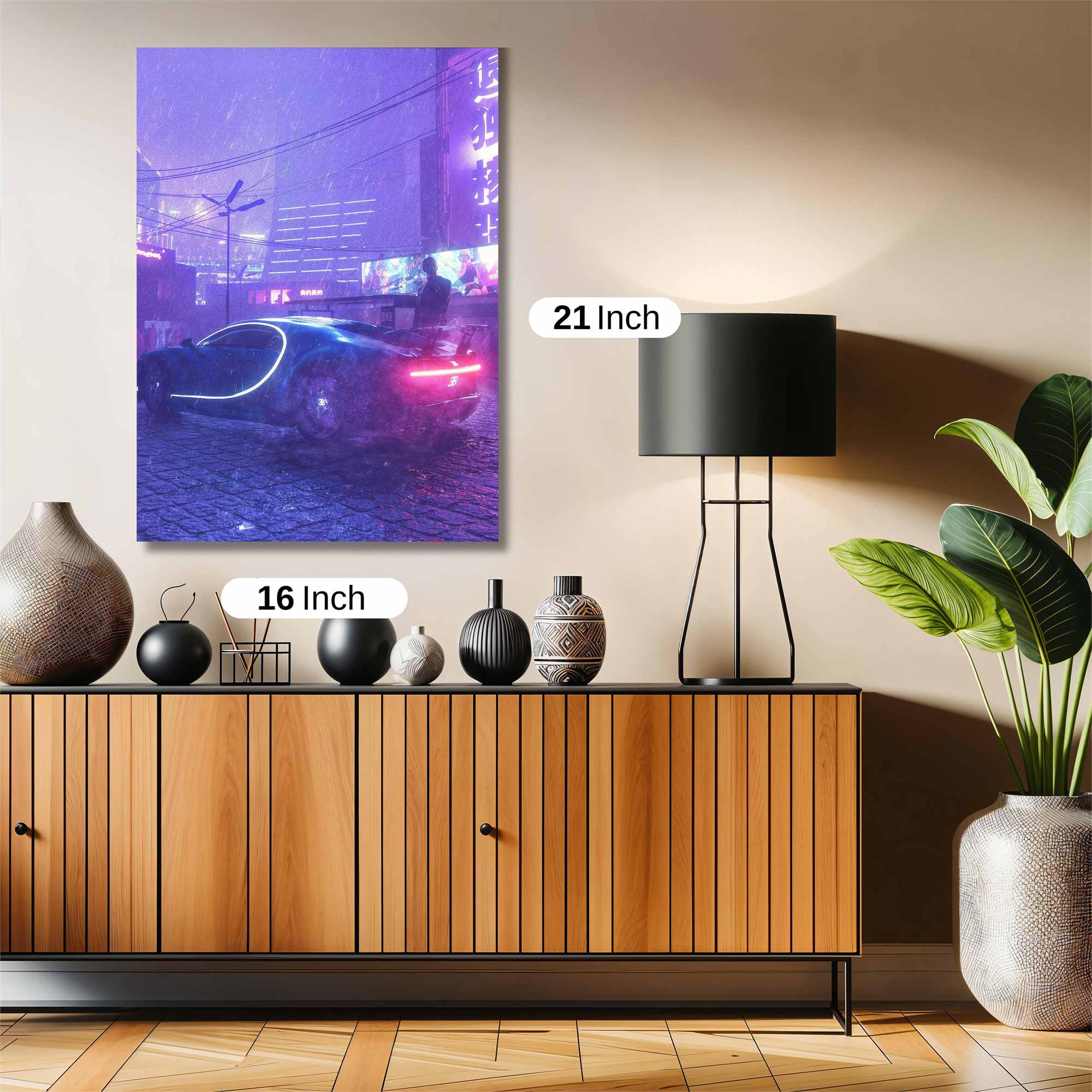 Neon Drift Safe Wall Magnetic / M